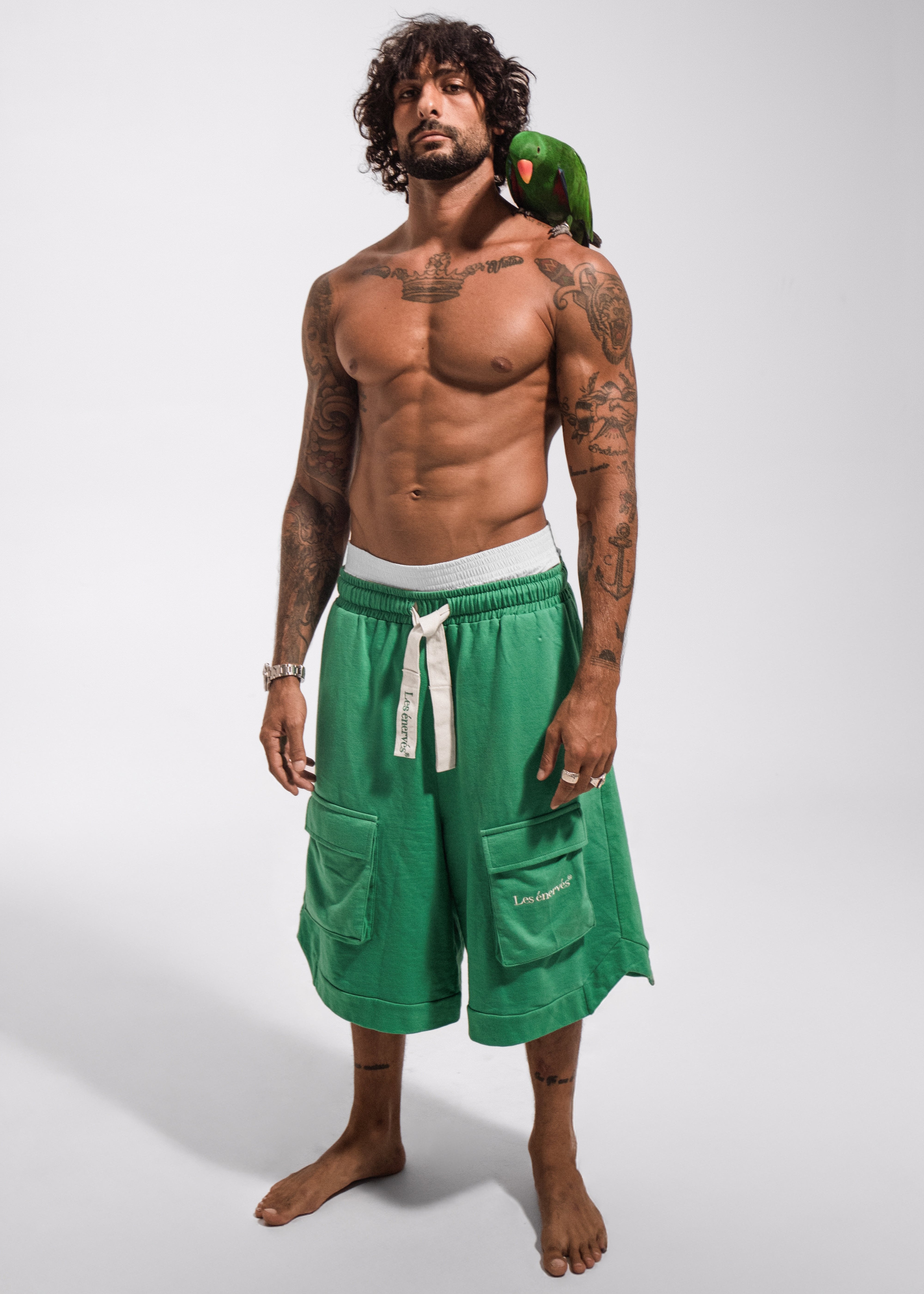 Baggy Short Man - .MAISON LES ÉNERVÉS | Prêt - à - porter | Official online store