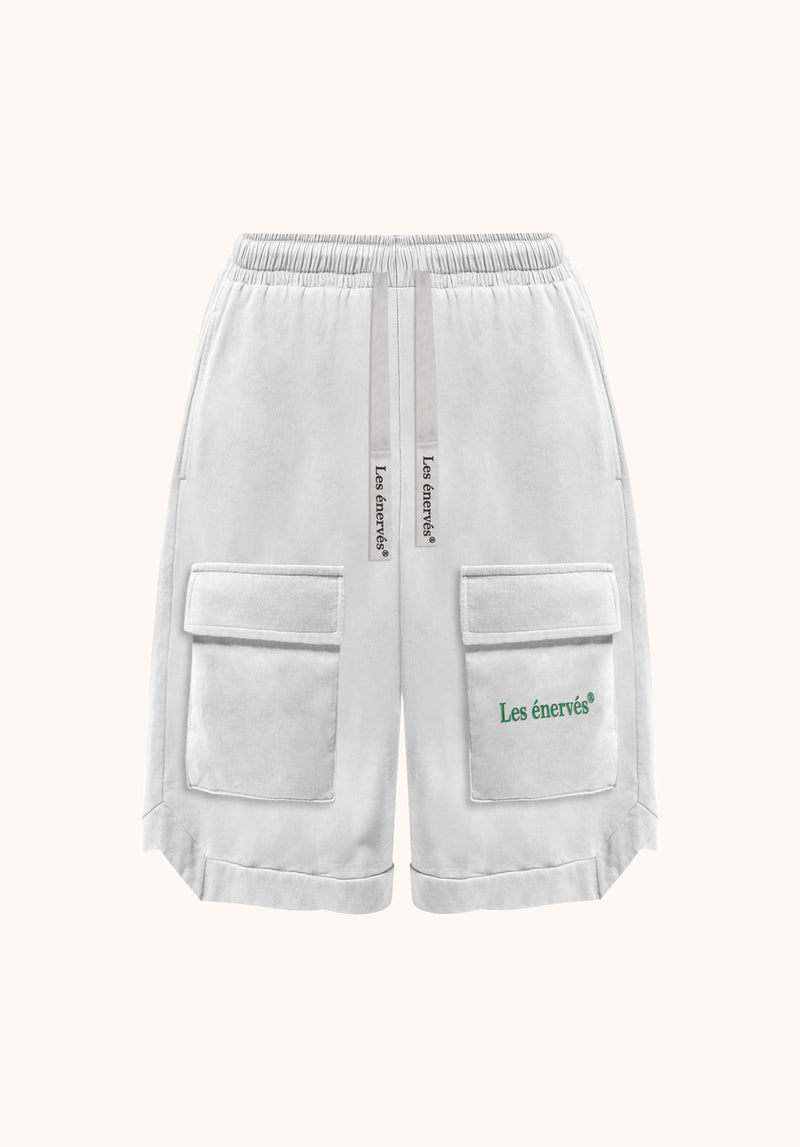 Baggy Short Man Ivory - .MAISON LES ÉNERVÉS | Prêt - à - porter | Official online store