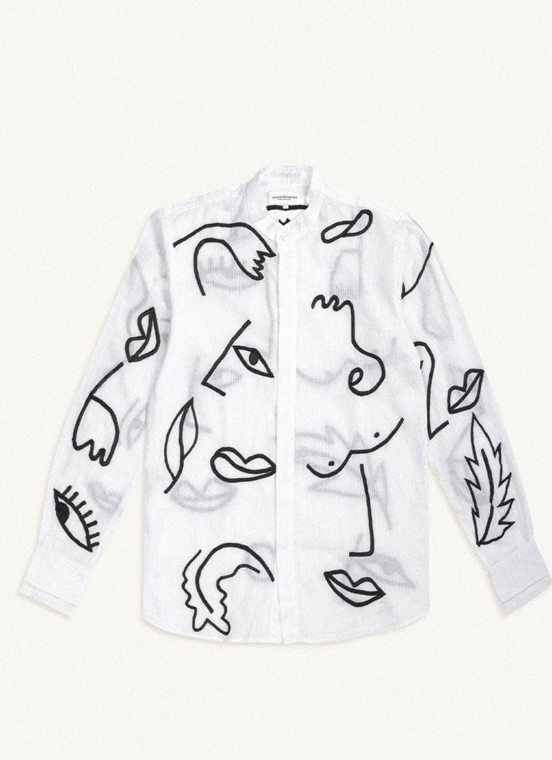 Chemise Igor - Encre - .MAISON LES ÉNERVÉS | Prêt - à - porter | Official online store