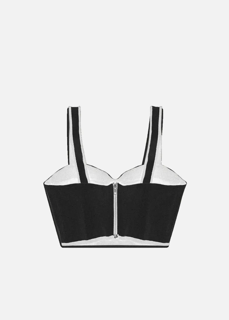 Daria Corset Top - Noir - .MAISON LES ÉNERVÉS | Prêt - à - porter | Official online store
