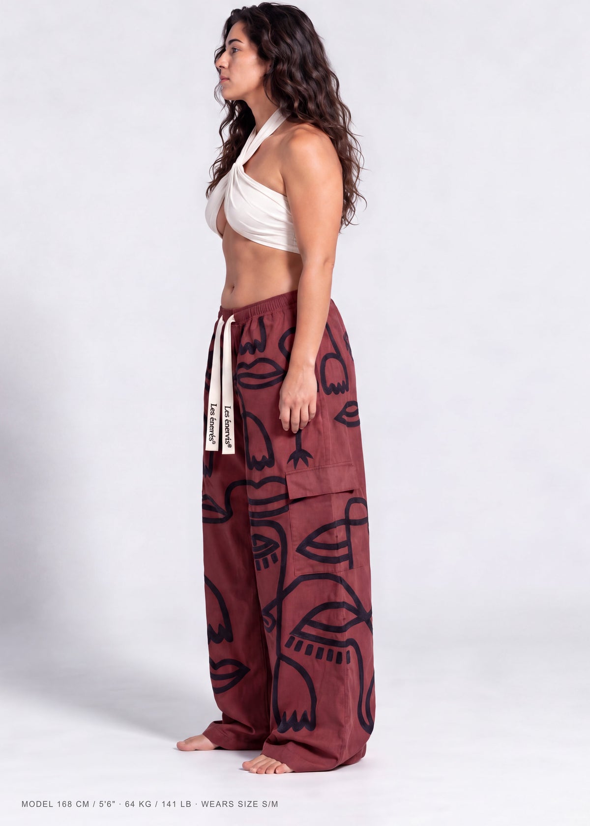 Siam Oversize Mid Rise Ruby - Women - MAISON LES ÉNERVÉS