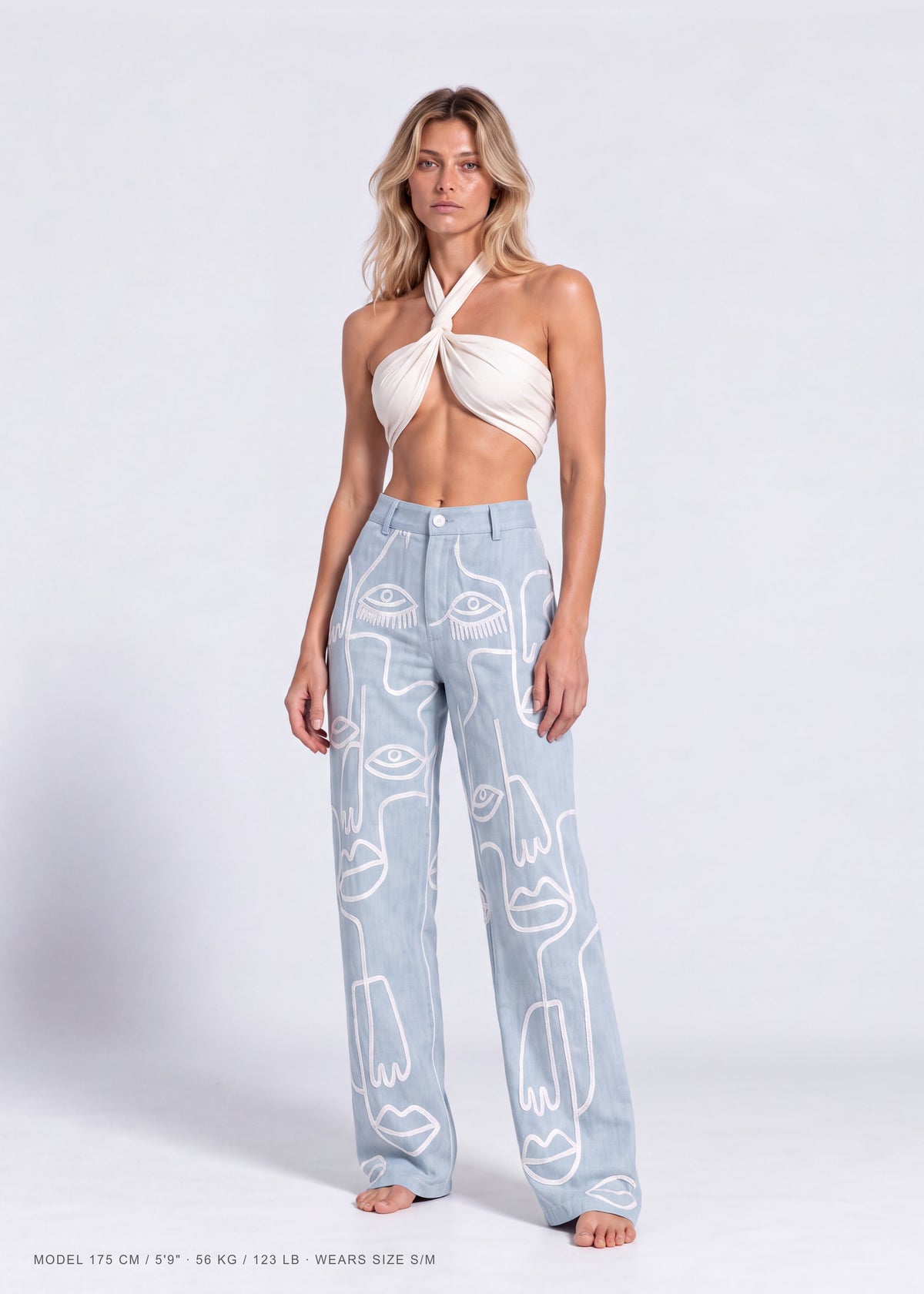 Siam Straight Baby Blue - Women - MAISON LES ÉNERVÉS