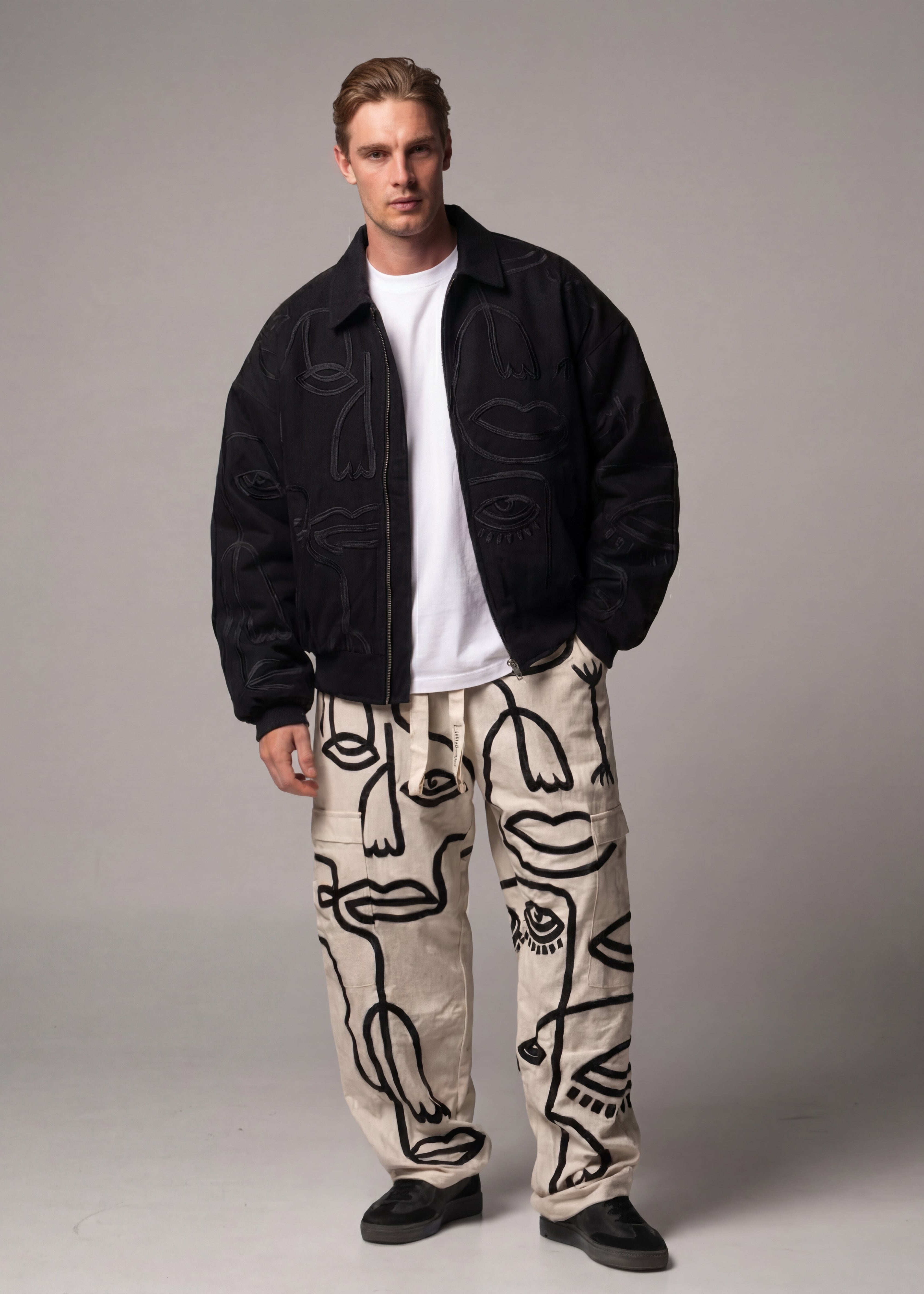 Siam Very Baggy Pants Men - Ink - .MAISON LES ÉNERVÉS | Prêt - à - porter | Official online store