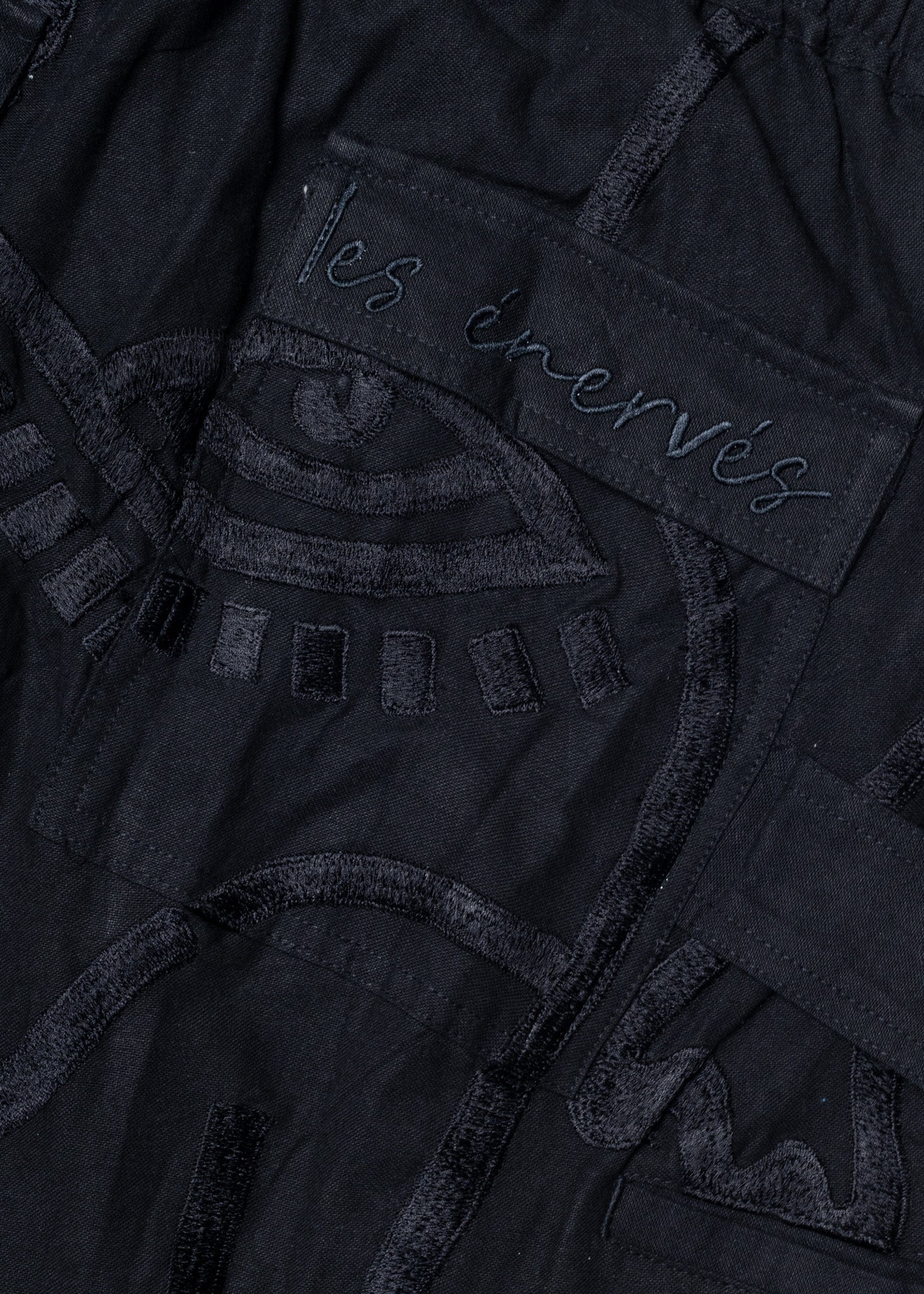 Siam Very Baggy Pants Unisex - Black - .MAISON LES ÉNERVÉS | Prêt - à - porter | Official online store