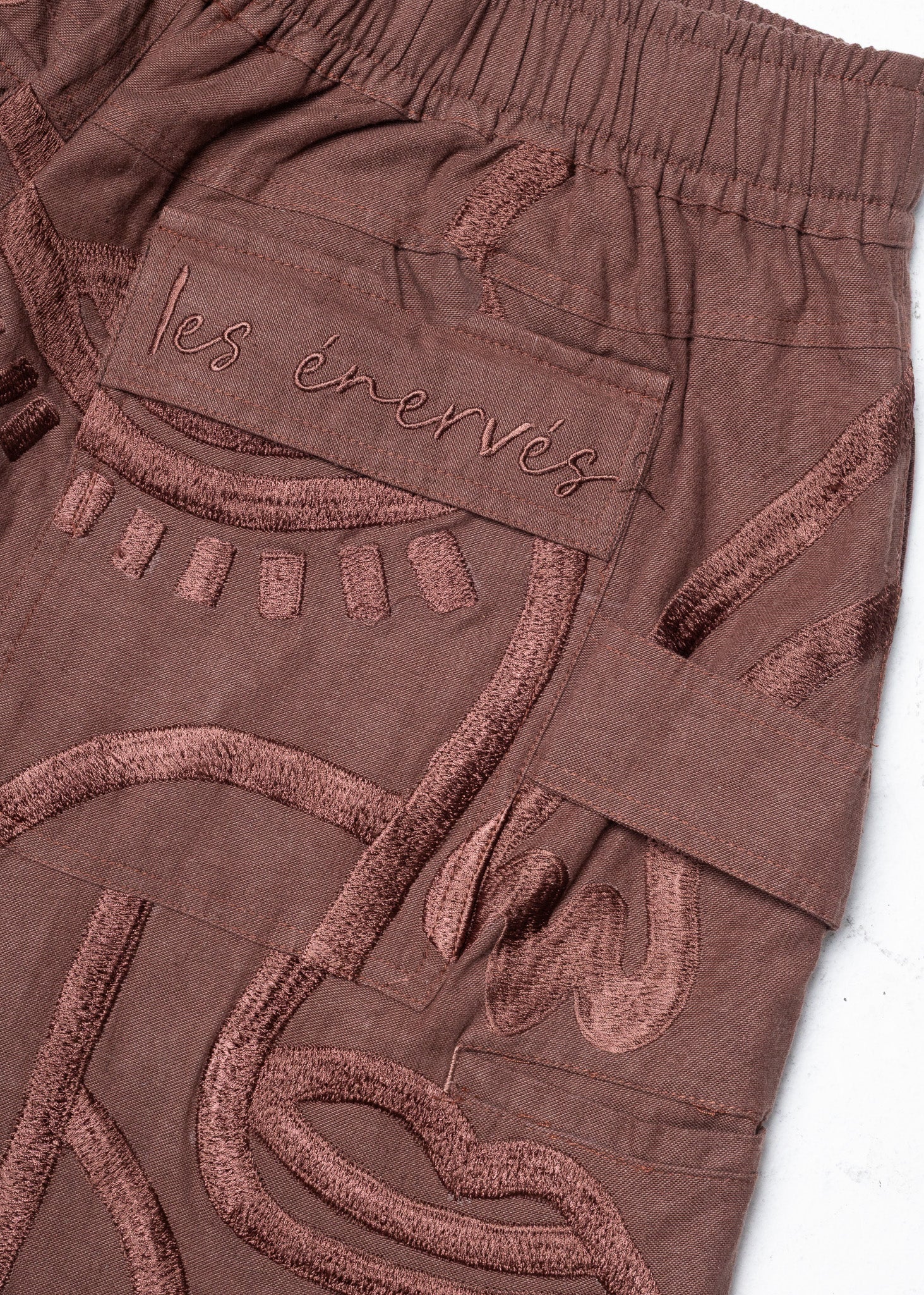 Siam Very Baggy Pants Unisex - Brown - .MAISON LES ÉNERVÉS | Prêt - à - porter | Official online store