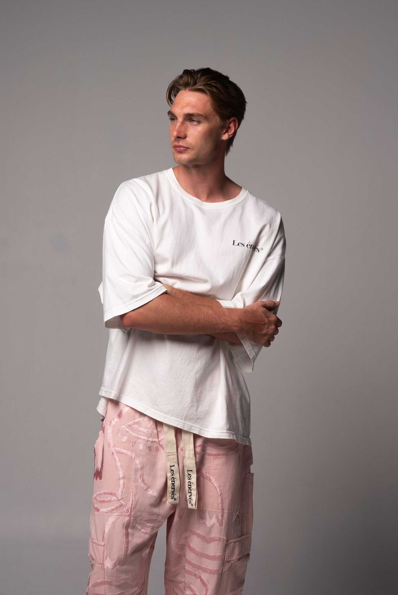 Siam Very Baggy Pants Unisex - Rose - .MAISON LES ÉNERVÉS | Prêt - à - porter | Official online store