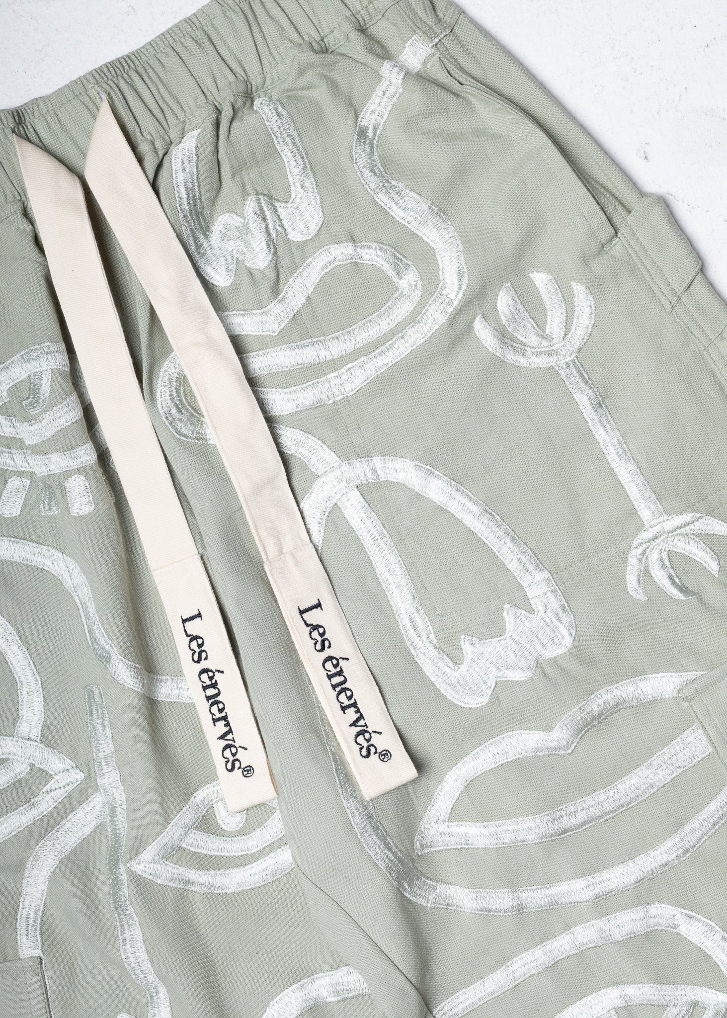 Siam Very Baggy Pants Women - Mint - .MAISON LES ÉNERVÉS | Prêt - à - porter | Official online store