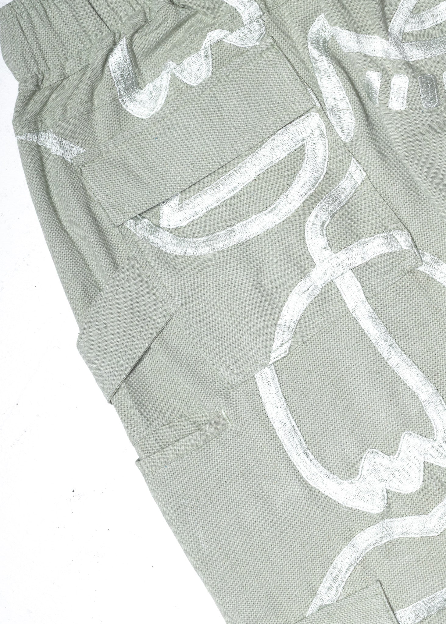 Siam Very Baggy Pants Women - Mint - .MAISON LES ÉNERVÉS | Prêt - à - porter | Official online store