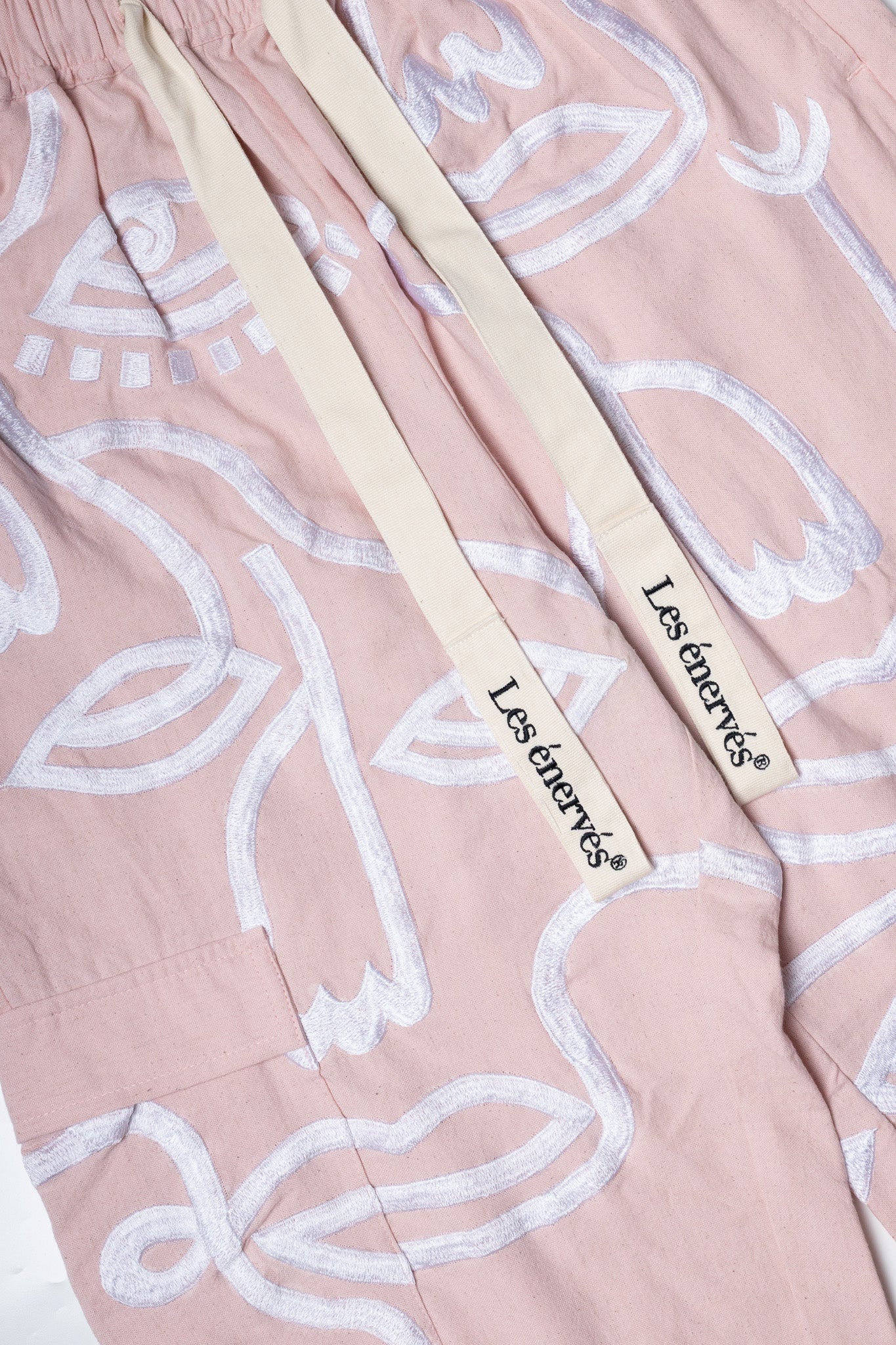 Siam Very Baggy Pants Women - Rose - .MAISON LES ÉNERVÉS | Prêt - à - porter | Official online store