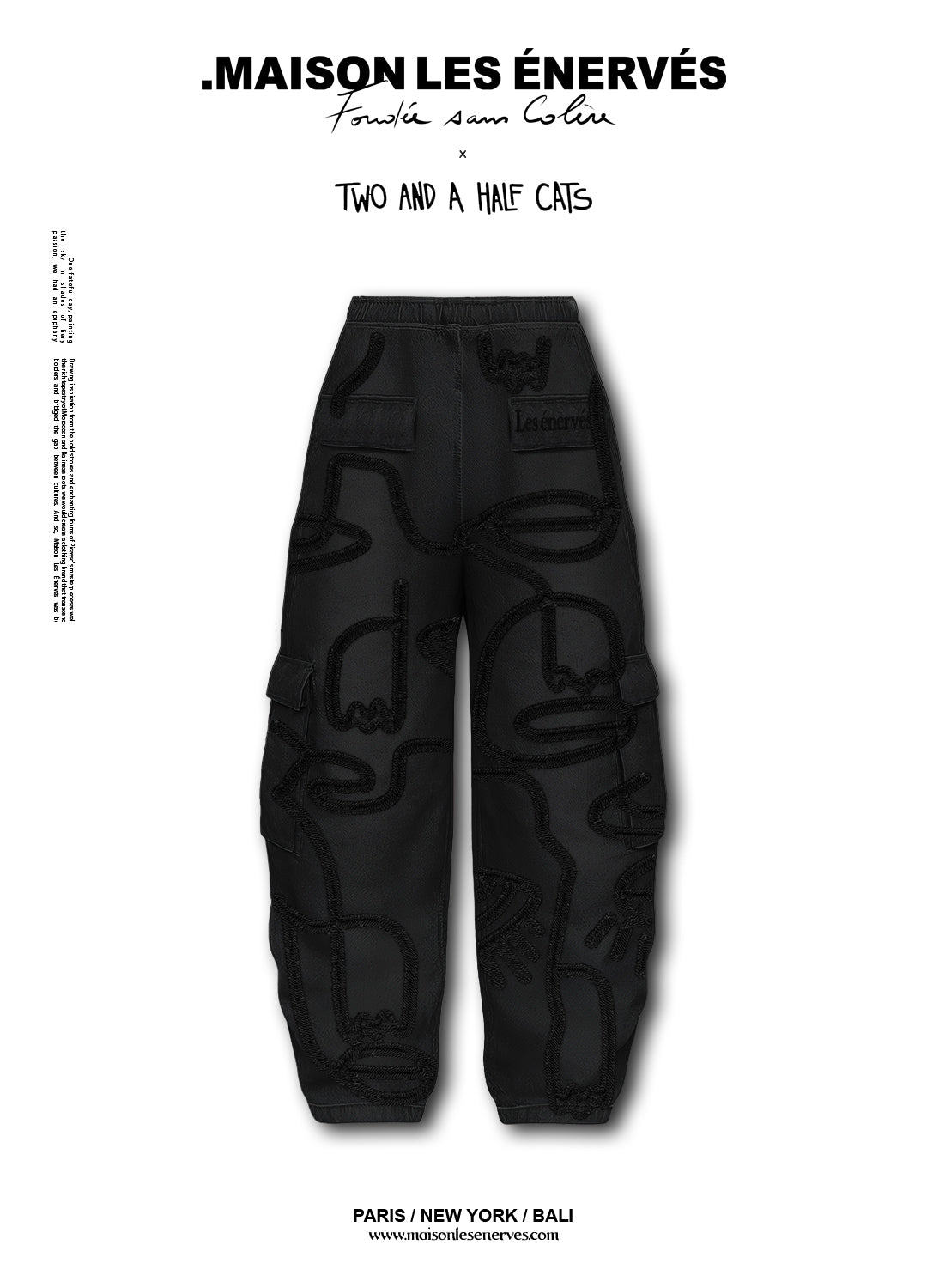 Siam Very Baggy x Two and a Half Cats Collab - .MAISON LES ÉNERVÉS | Prêt - à - porter | Official online store