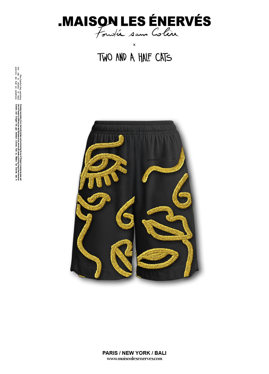 Siam Very Baggy x Two and a Half Cats Collab - .MAISON LES ÉNERVÉS | Prêt - à - porter | Official online store