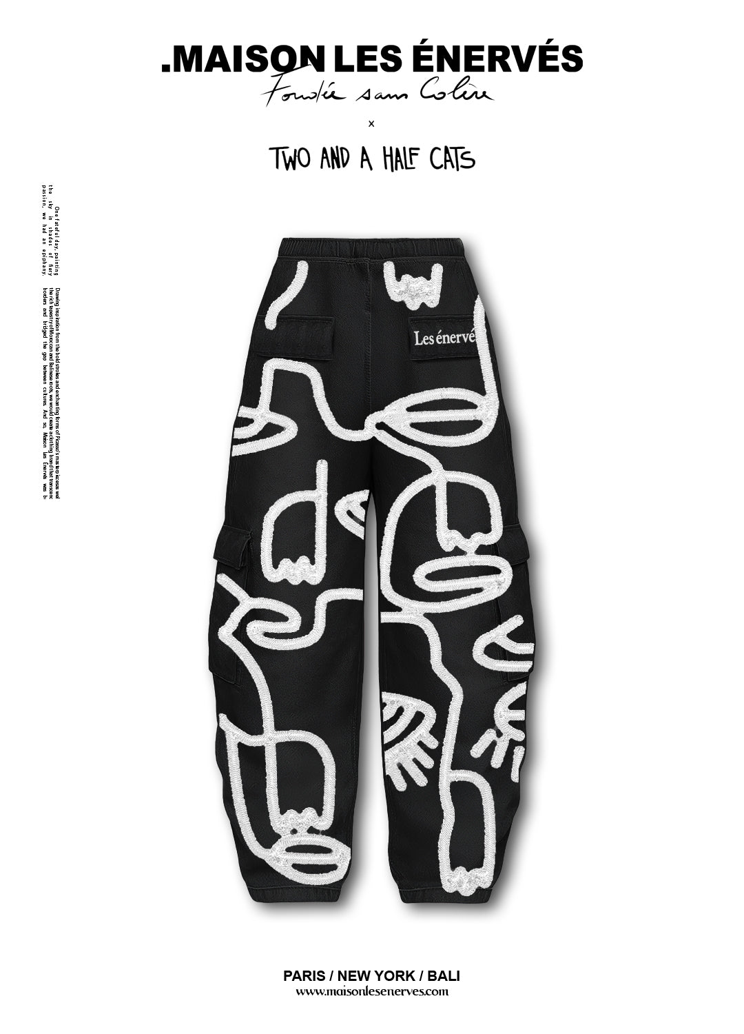 Siam Very Baggy x Two and a Half Cats Collab - .MAISON LES ÉNERVÉS | Prêt - à - porter | Official online store