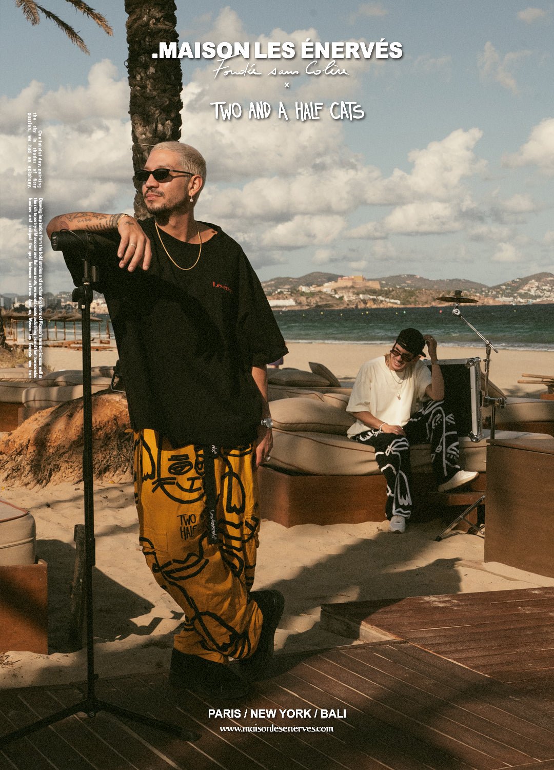 Siam Very Baggy x Two and a Half Cats Collab - .MAISON LES ÉNERVÉS | Prêt - à - porter | Official online store