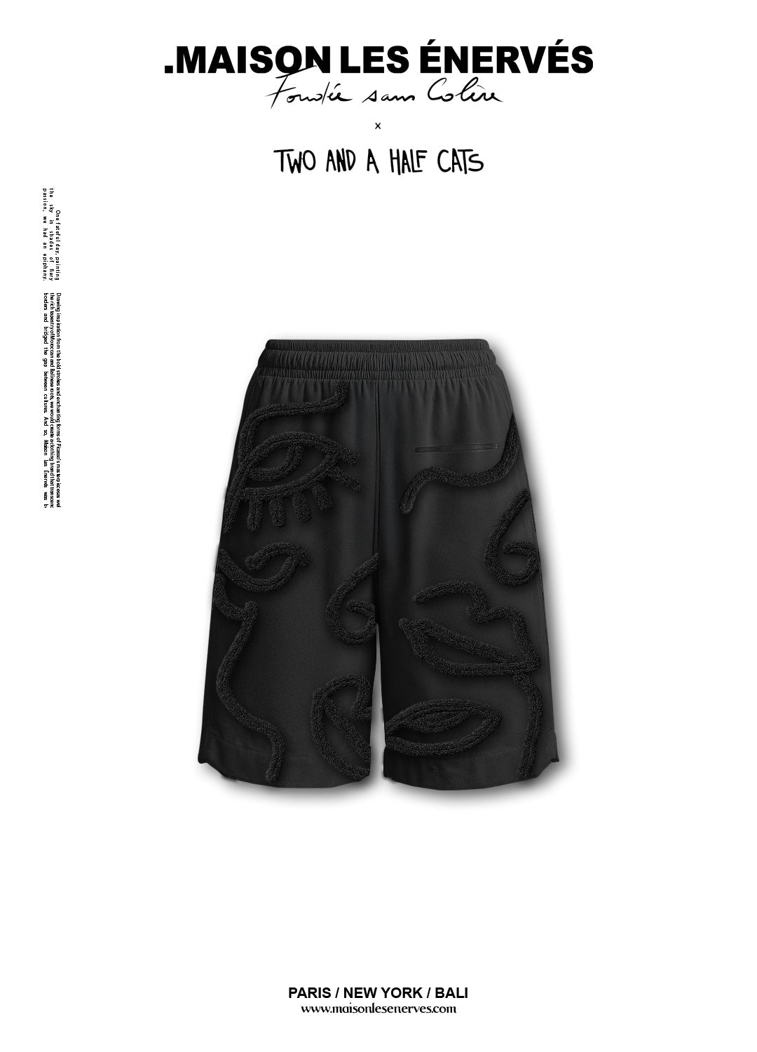 Siam Very Baggy x Two and a Half Cats Collab - .MAISON LES ÉNERVÉS | Prêt - à - porter | Official online store