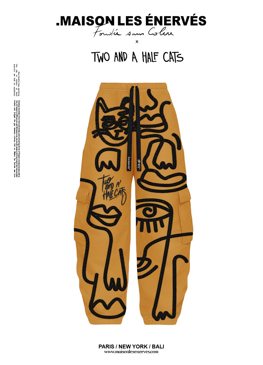 Siam Very Baggy x Two and a Half Cats Collab - .MAISON LES ÉNERVÉS | Prêt - à - porter | Official online store