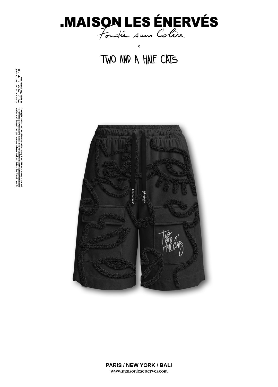 Siam Very Baggy x Two and a Half Cats Collab - .MAISON LES ÉNERVÉS | Prêt - à - porter | Official online store