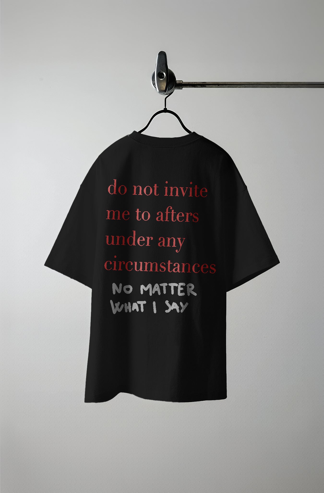 T-shirt The Afters Noir - .MAISON LES ÉNERVÉS | Prêt - à - porter | Official online store