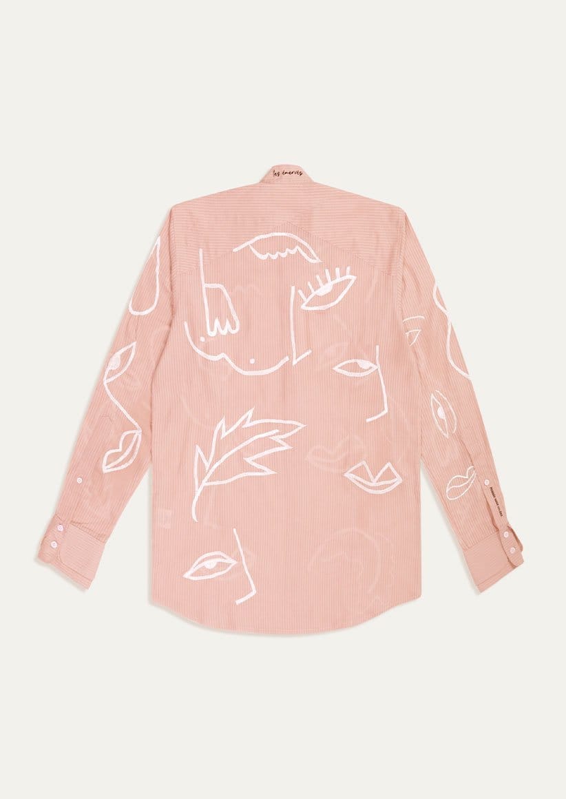Chemise Igor - Rose - .MAISON LES ÉNERVÉS | Prêt-à-porter | Official online store