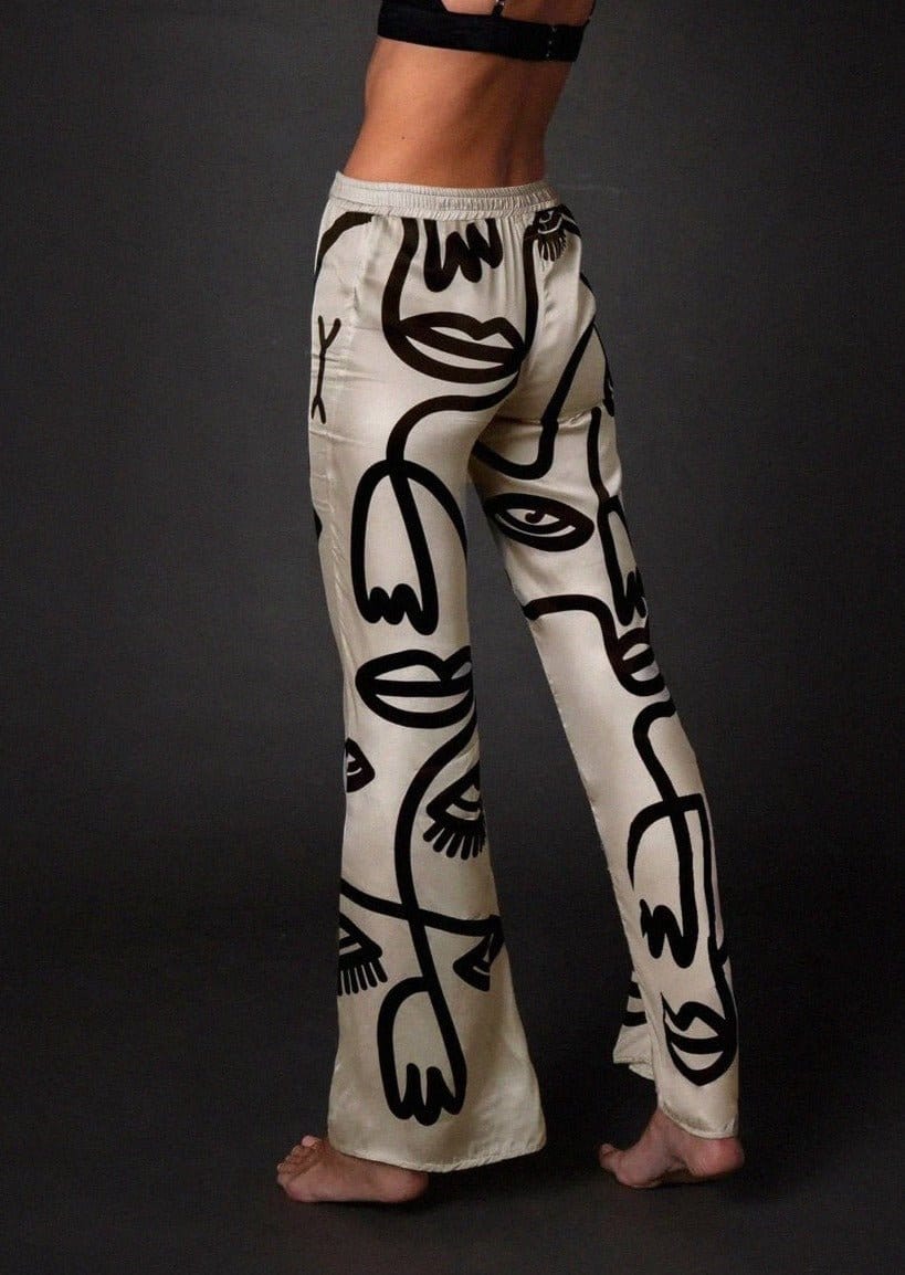 Ivorie Knitted Pants Set