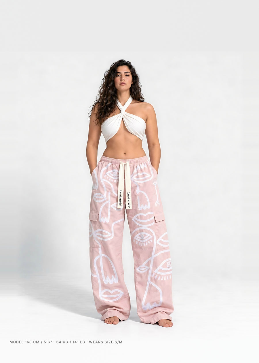 Siam Oversize Mid Rise Rose - Women