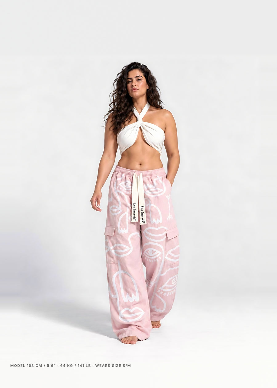 Siam Oversize Mid Rise Rose - Women