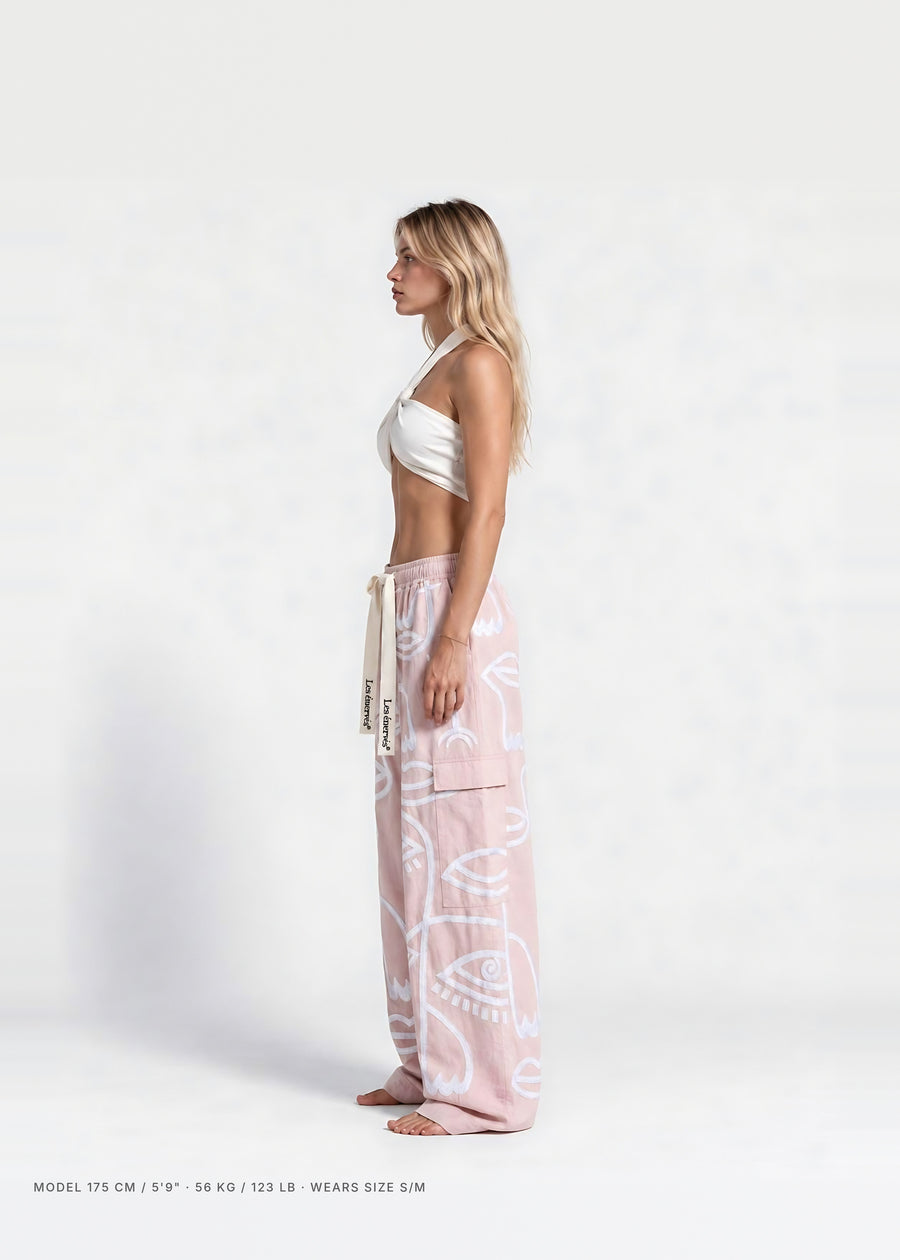 Siam Oversize Mid Rise Rose - Women