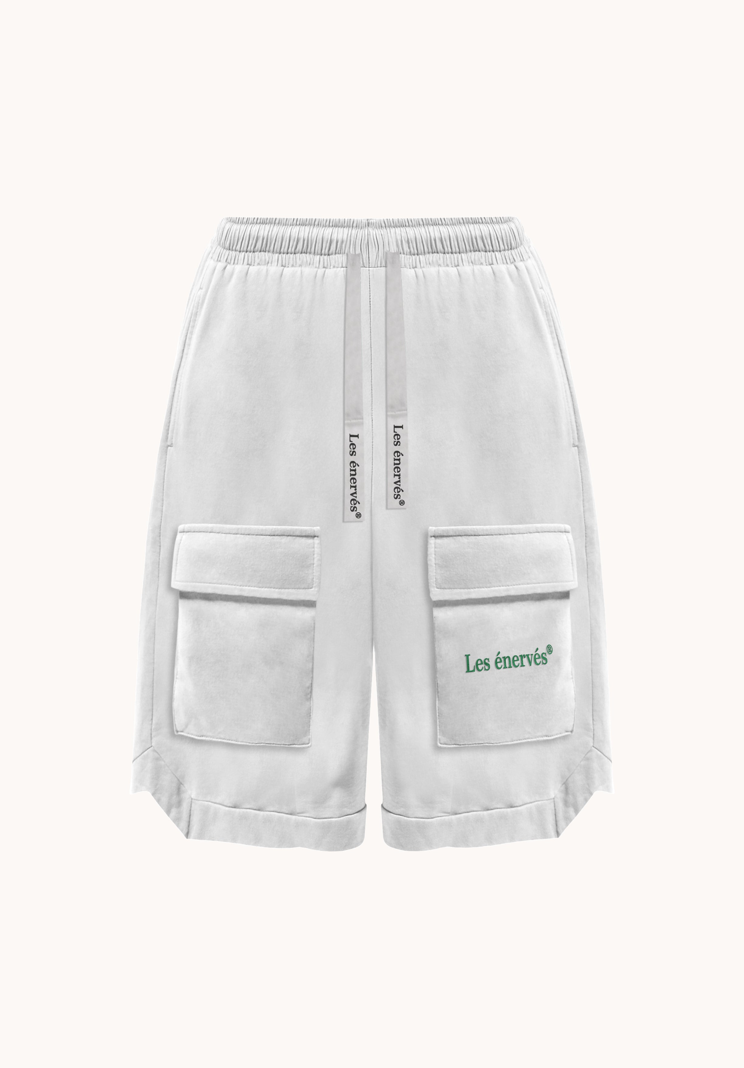 Baggy Short Man Ivory - .MAISON LES ÉNERVÉS | Prêt - à - porter | Official online store