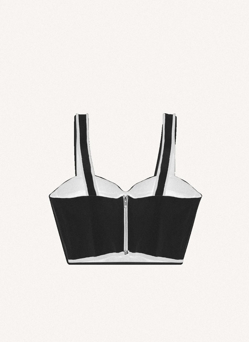 Daria Corset Top - Noir - .MAISON LES ÉNERVÉS | Prêt - à - porter | Official online store