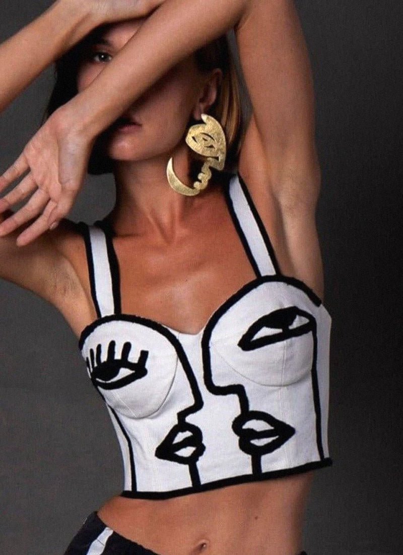 Daria Corset Top - White