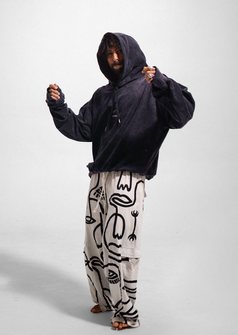 Hoodie Les Énervés Off Black