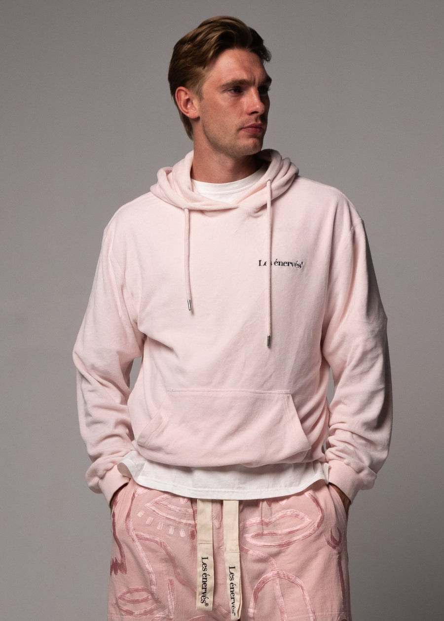Hoodie Les Énervés Sage Pink