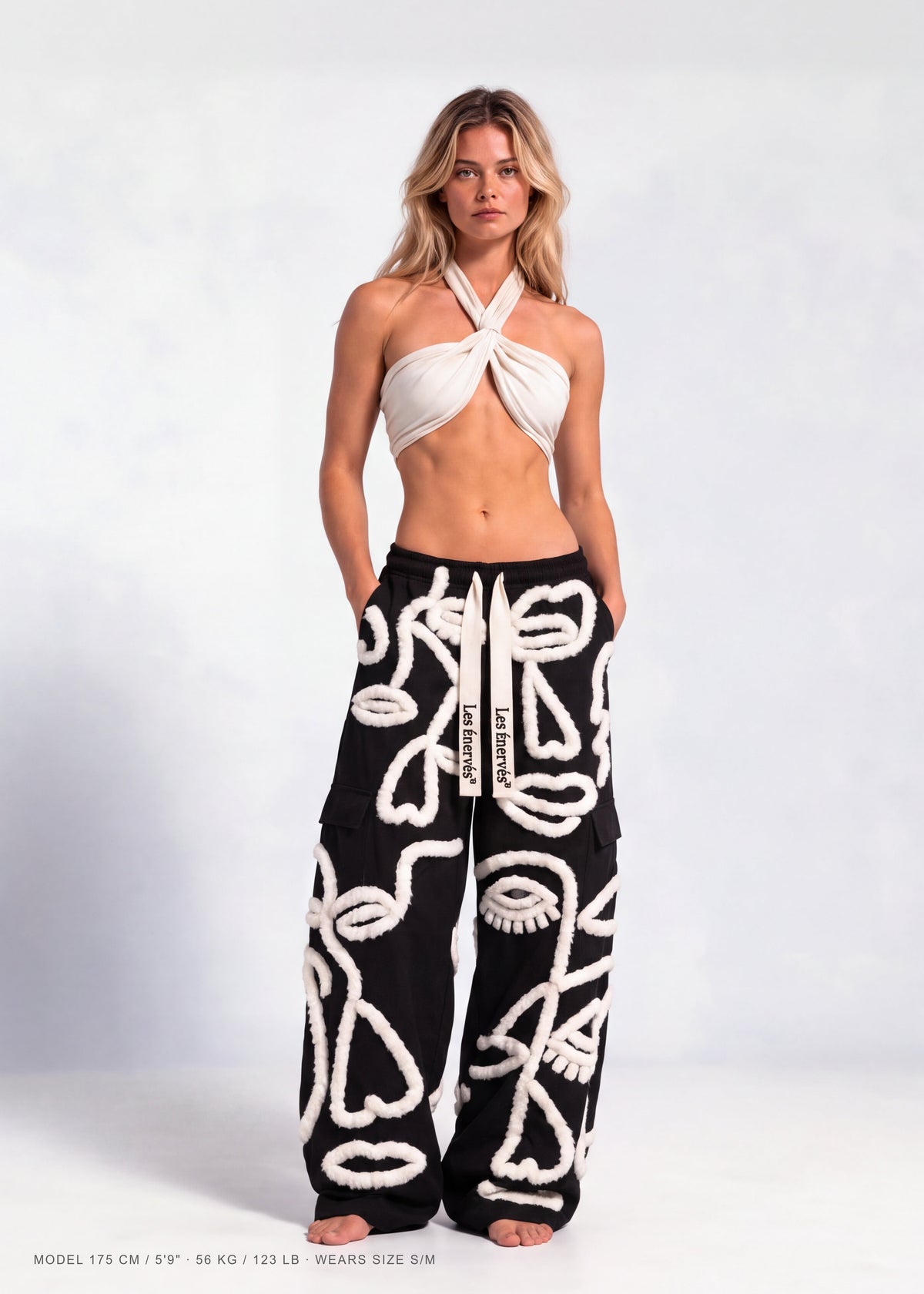 Siam Low Rise Fur Noir - Women - MAISON LES ÉNERVÉS