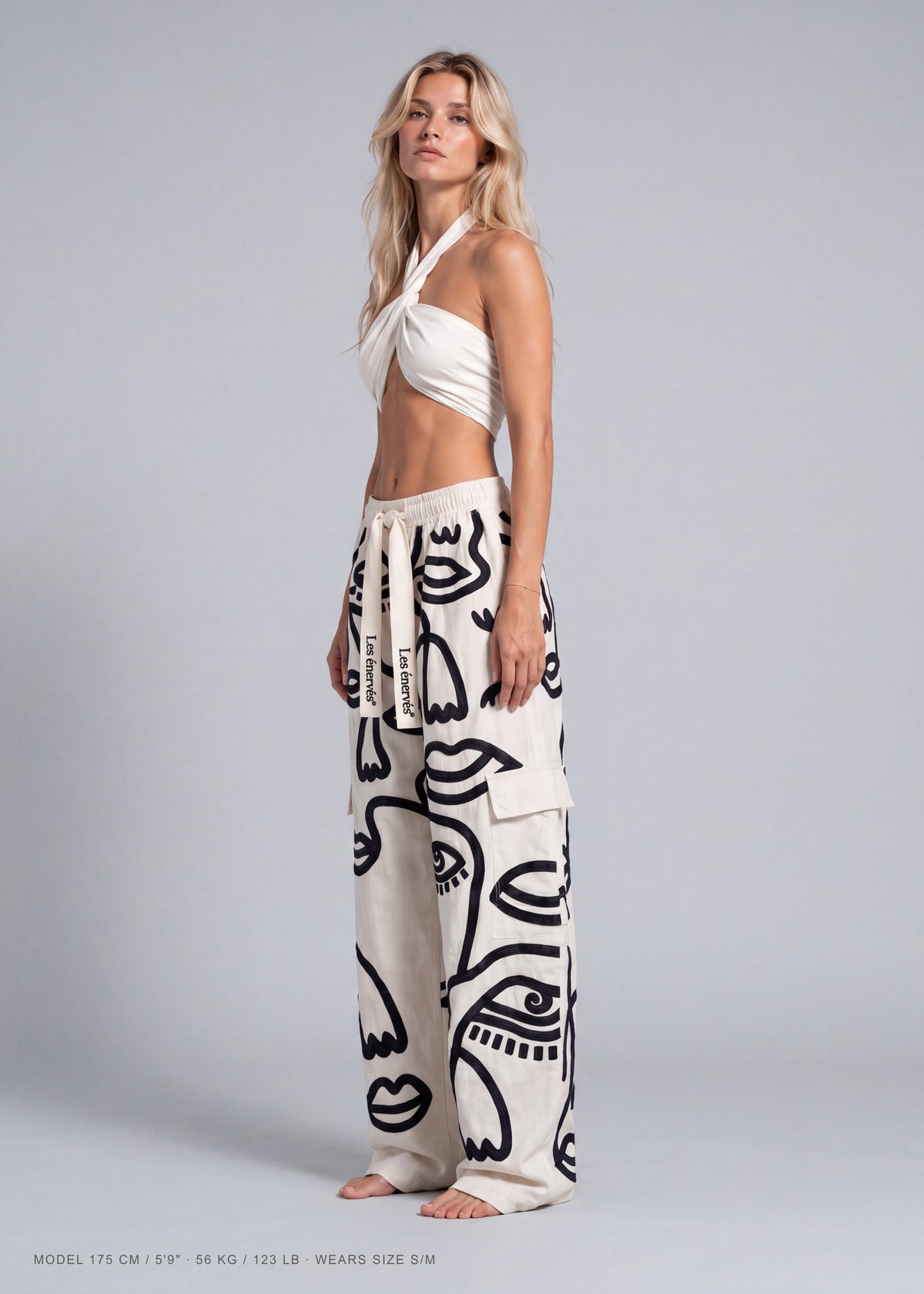 Siam Oversize Mid Rise Ink - Women - MAISON LES ÉNERVÉS