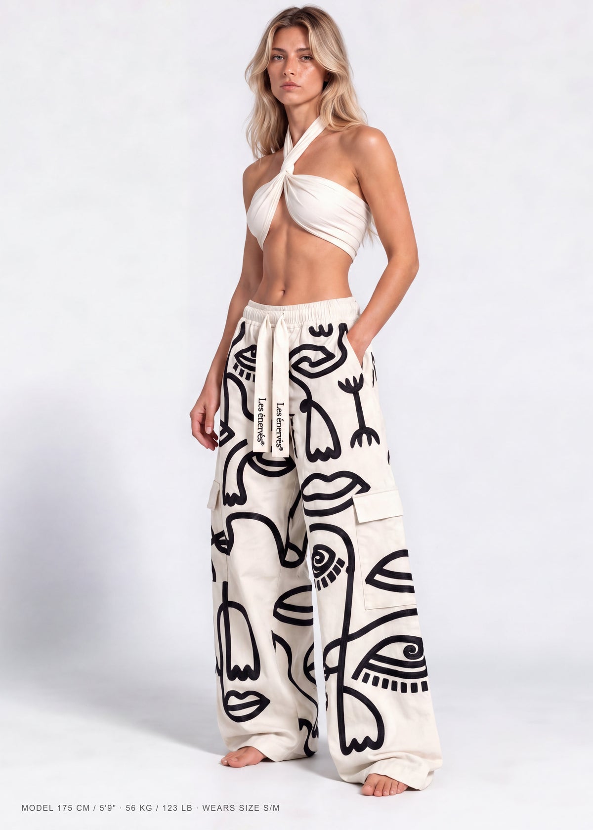 Siam Oversize Mid Rise Ink - Women - MAISON LES ÉNERVÉS