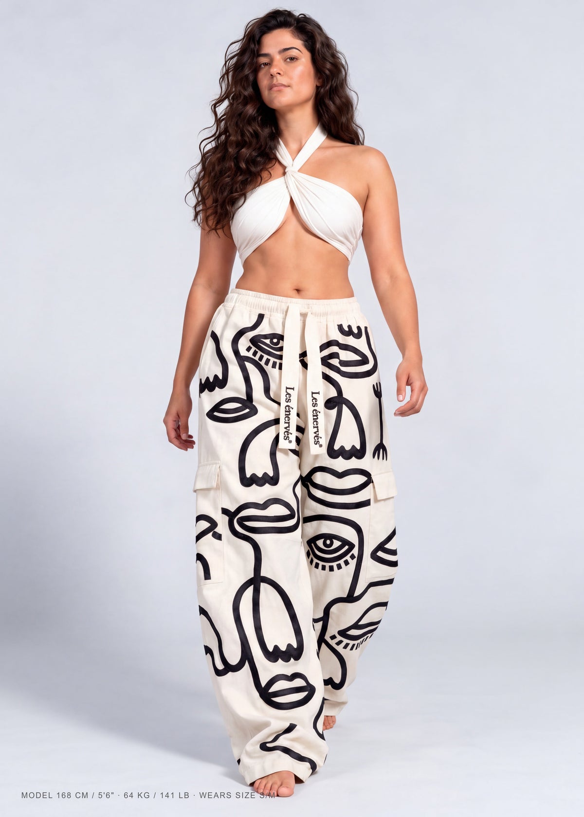 Siam Oversize Mid Rise Ink - Women - MAISON LES ÉNERVÉS