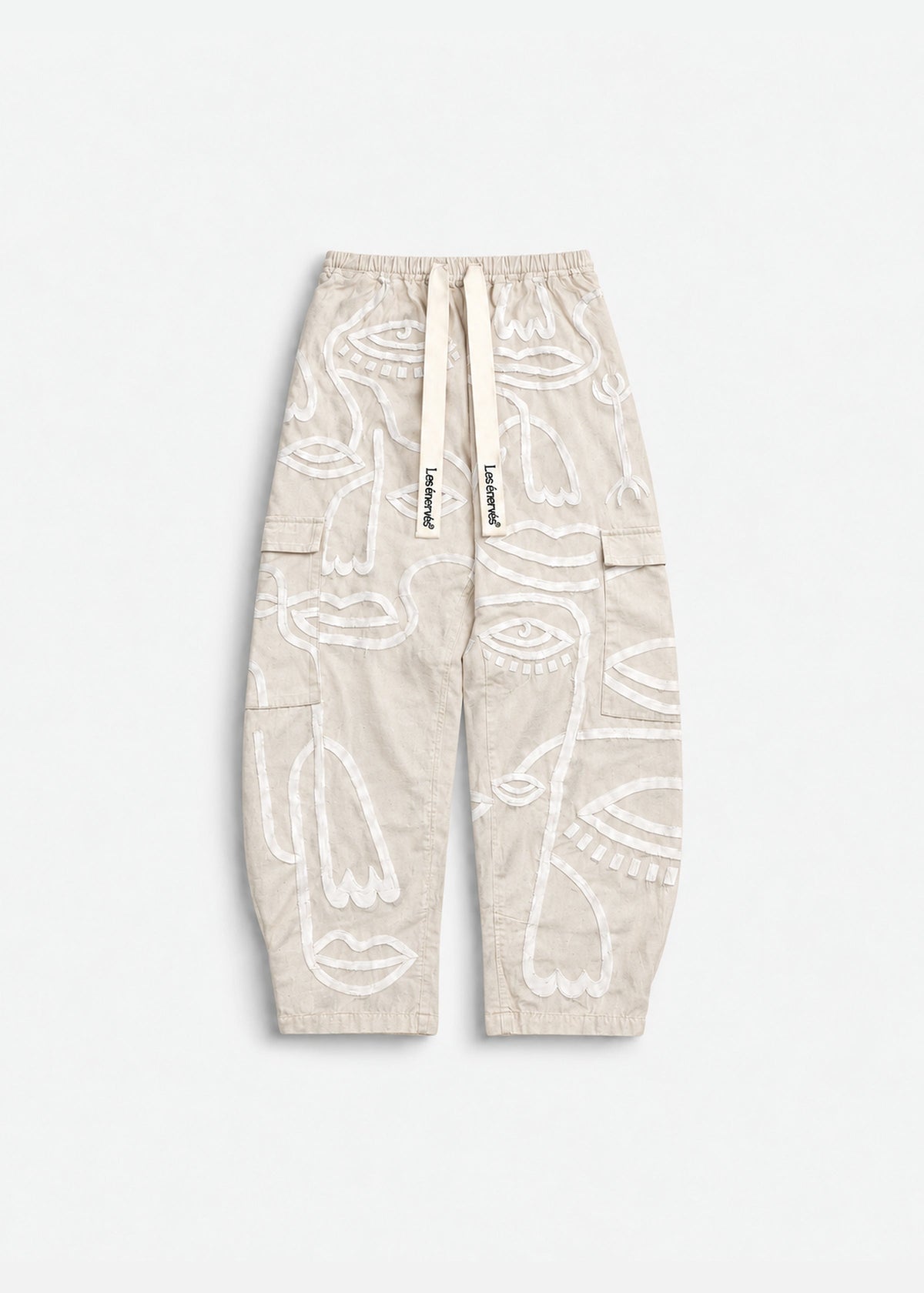 Siam Oversize Mid Rise Ivory - Women - MAISON LES ÉNERVÉS