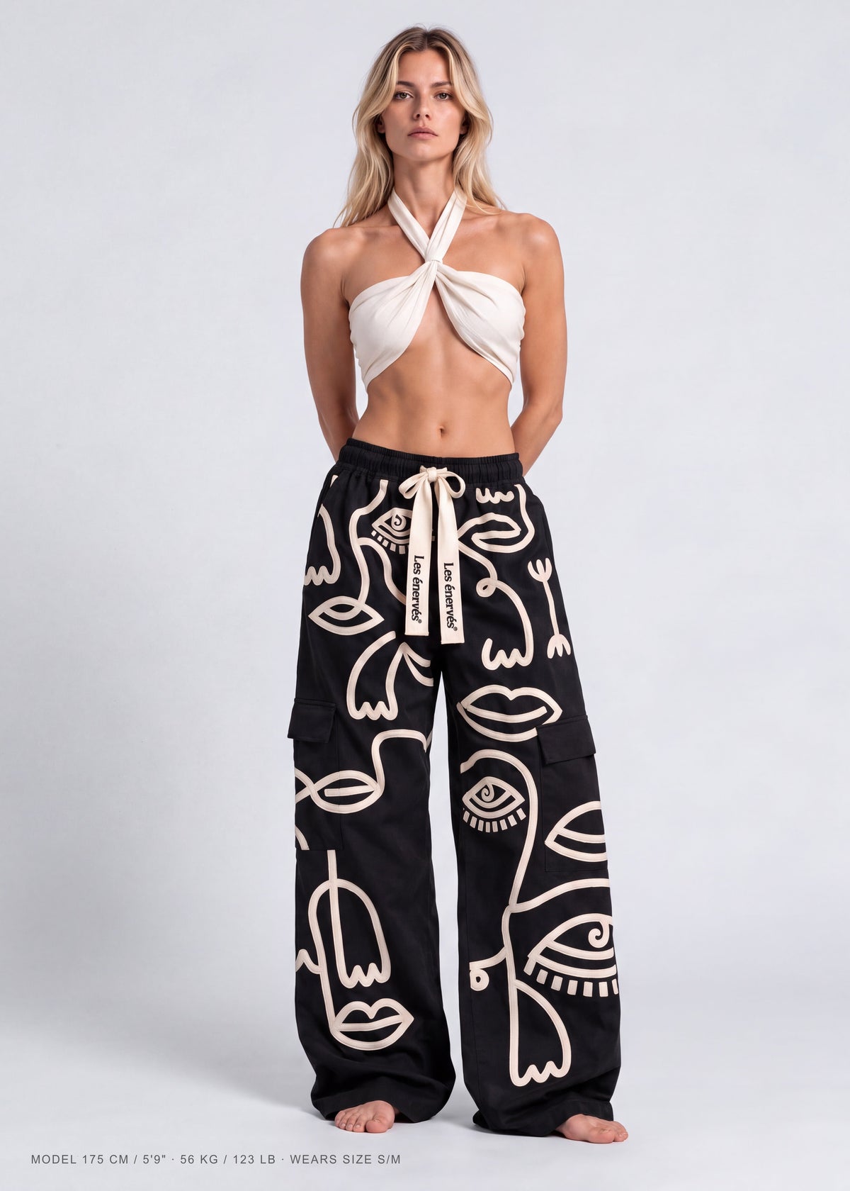 Siam Oversize Mid Rise Noir - Women - MAISON LES ÉNERVÉS
