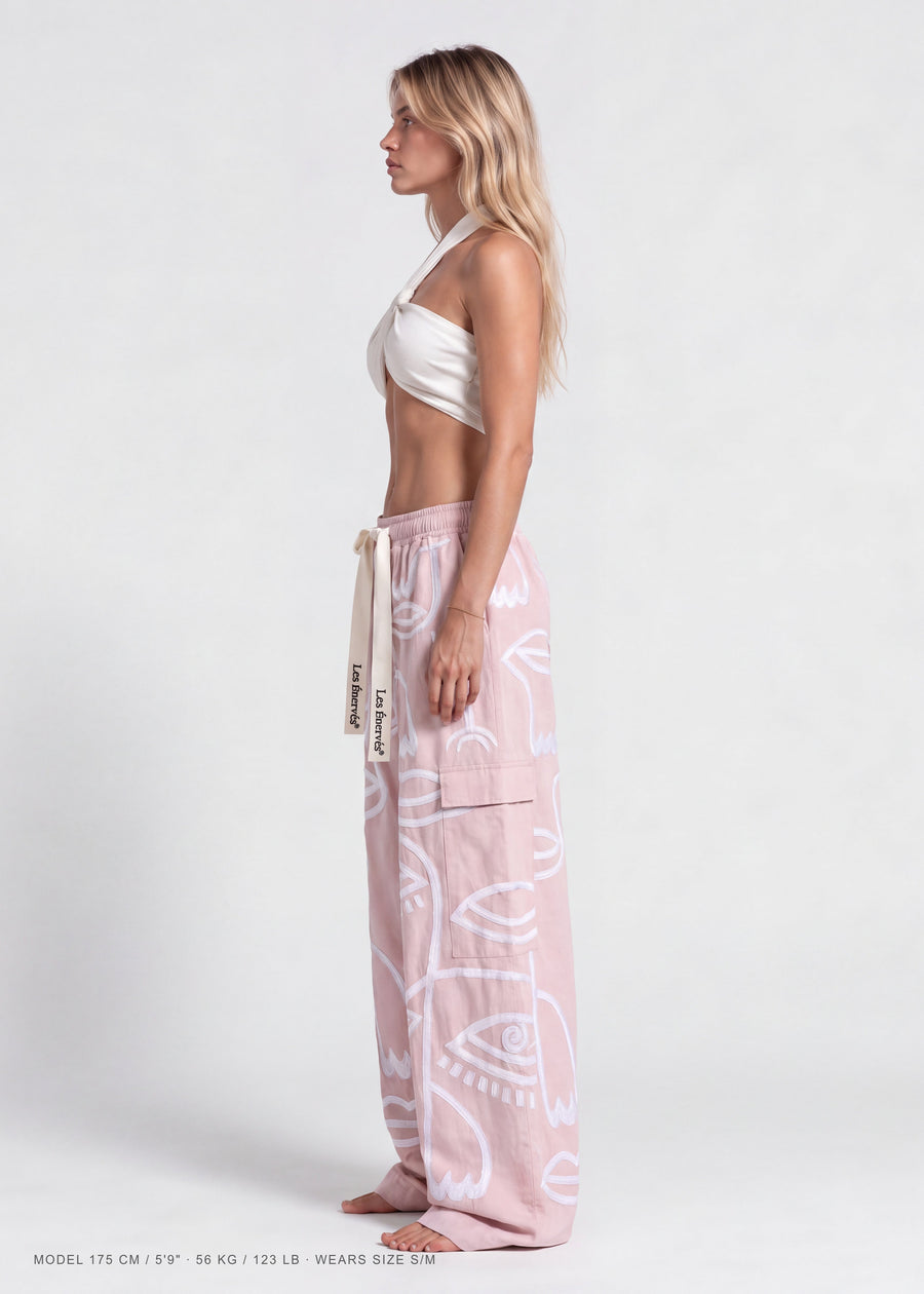 Siam Oversize Mid Rise Rose - Women