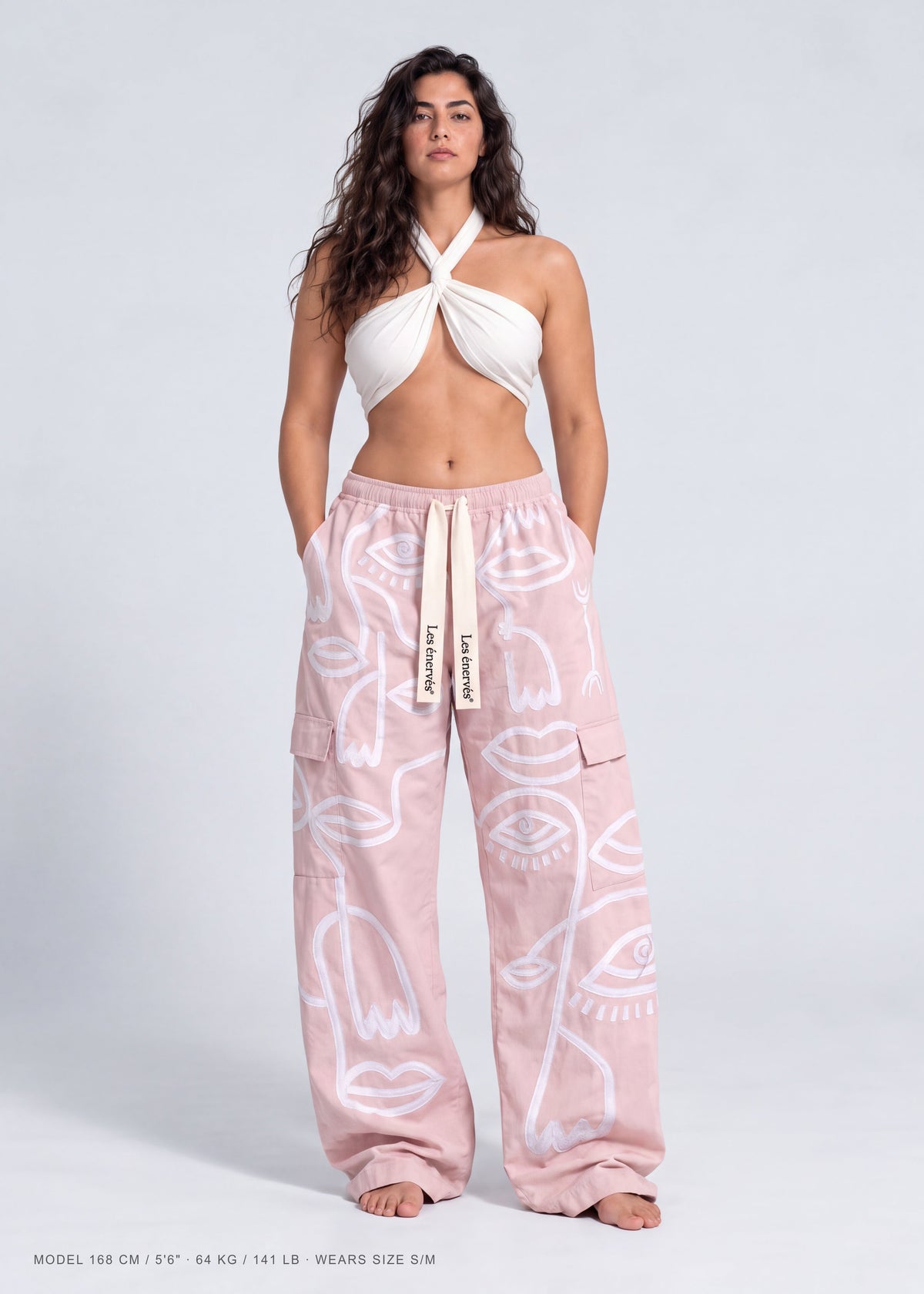 Siam Oversize Mid Rise Rose - Women - MAISON LES ÉNERVÉS