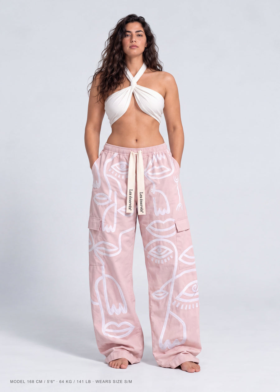 Siam Oversize Mid Rise Rose - Women
