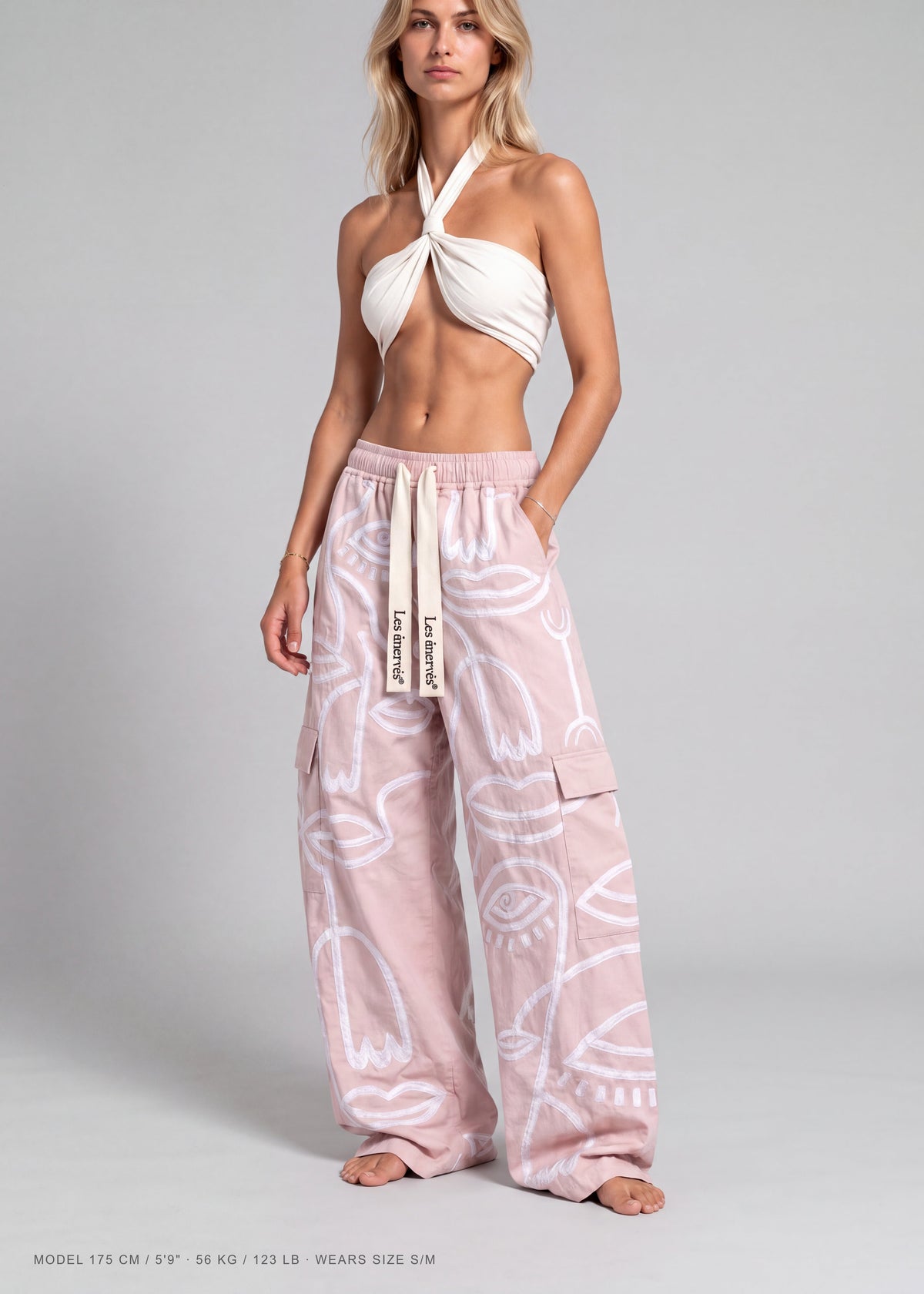 Siam Oversize Mid Rise Rose - Women - MAISON LES ÉNERVÉS