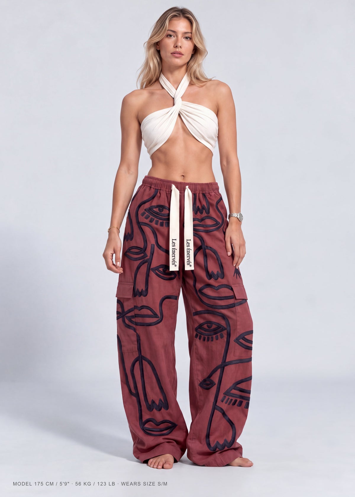 Siam Oversize Mid Rise Ruby - Women - MAISON LES ÉNERVÉS