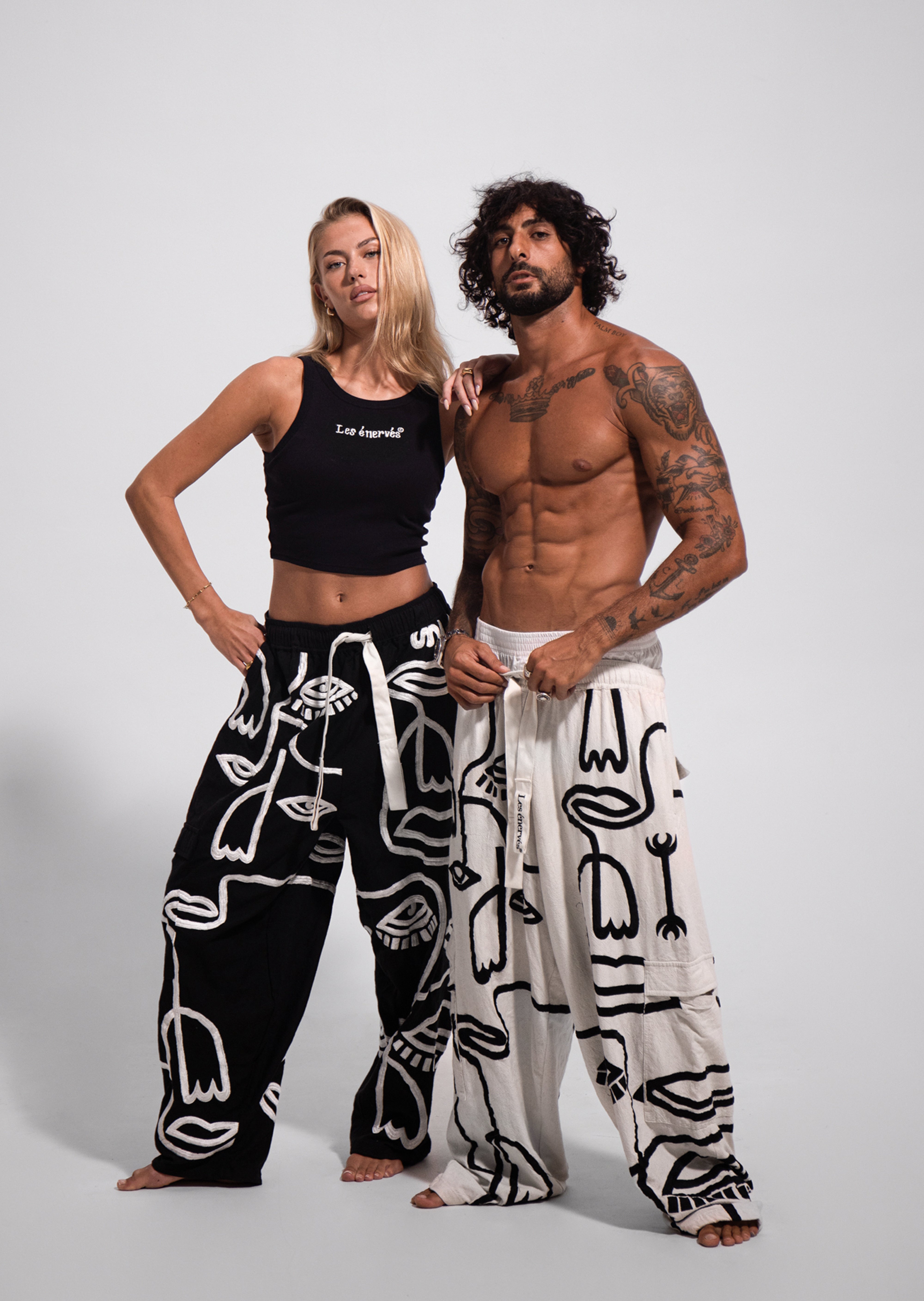 Siam Very Baggy Pants Men - Ink - .MAISON LES ÉNERVÉS | Prêt - à - porter | Official online store