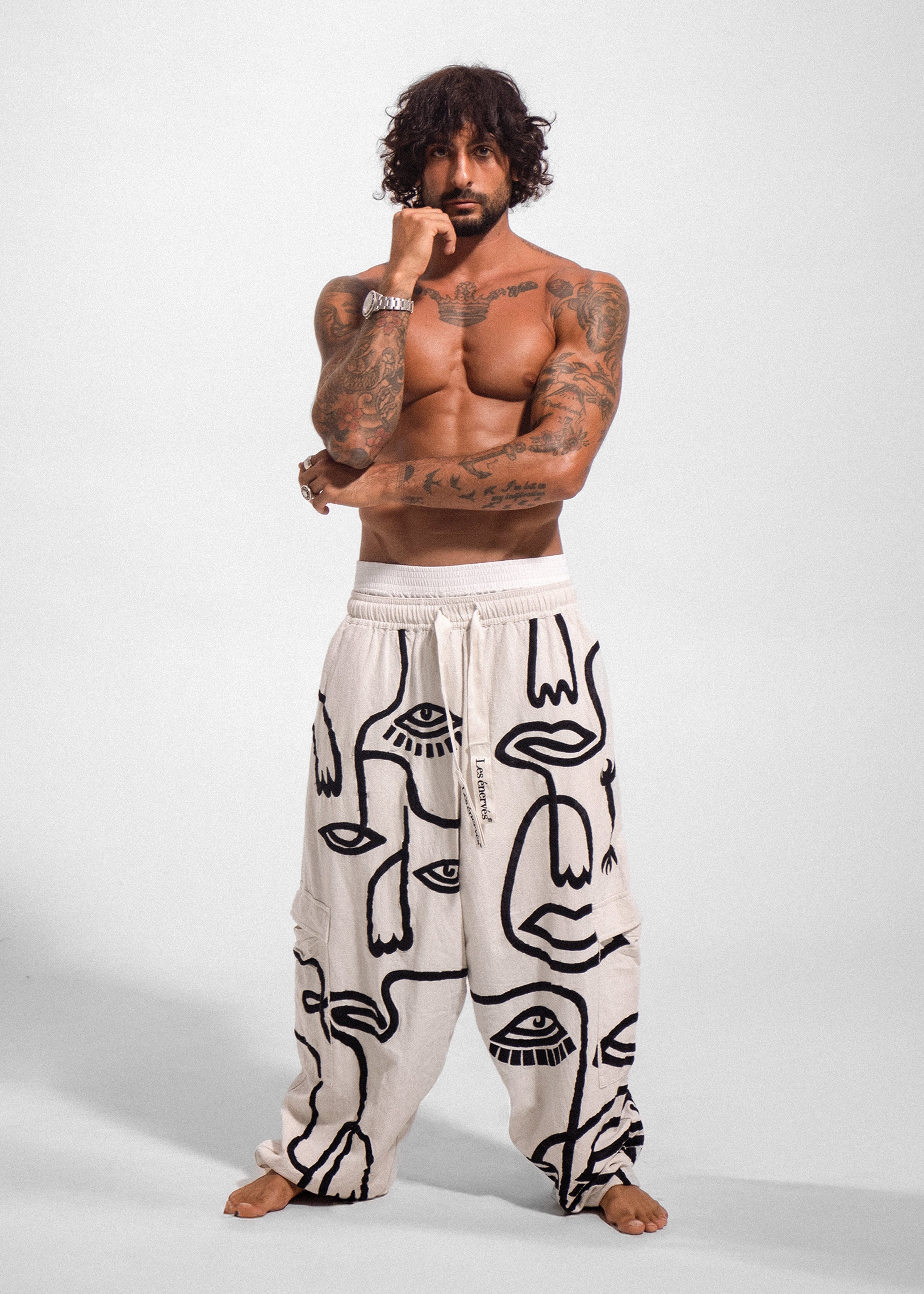 Siam Very Baggy Pants Men - Ink - .MAISON LES ÉNERVÉS | Prêt - à - porter | Official online store