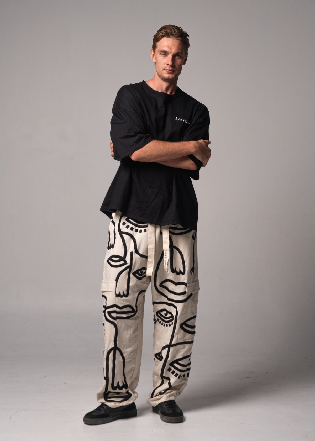 Siam Very Baggy Pants Men - Ink - .MAISON LES ÉNERVÉS | Prêt - à - porter | Official online store