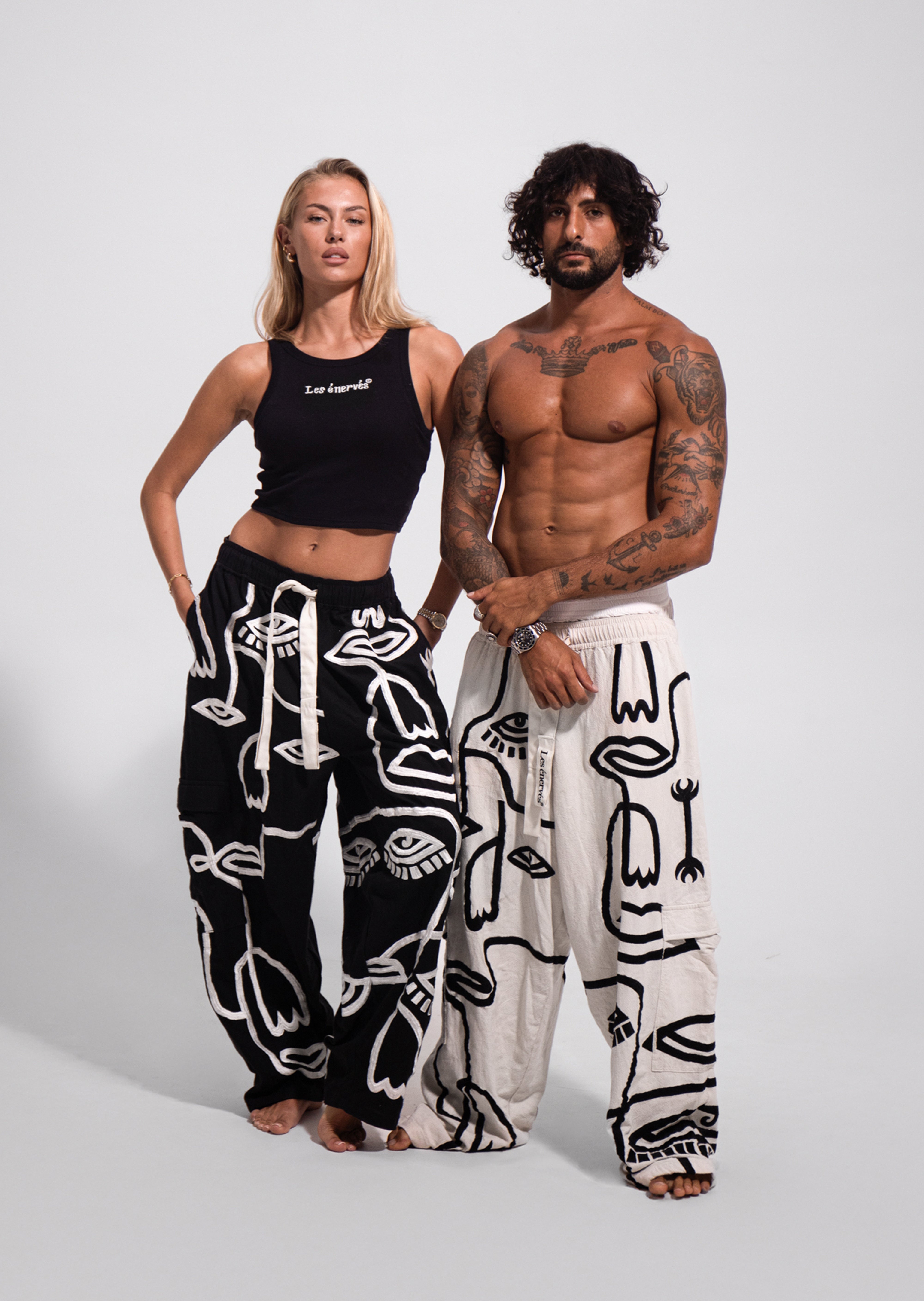 Siam Very Baggy Pants Men - Ink - .MAISON LES ÉNERVÉS | Prêt - à - porter | Official online store