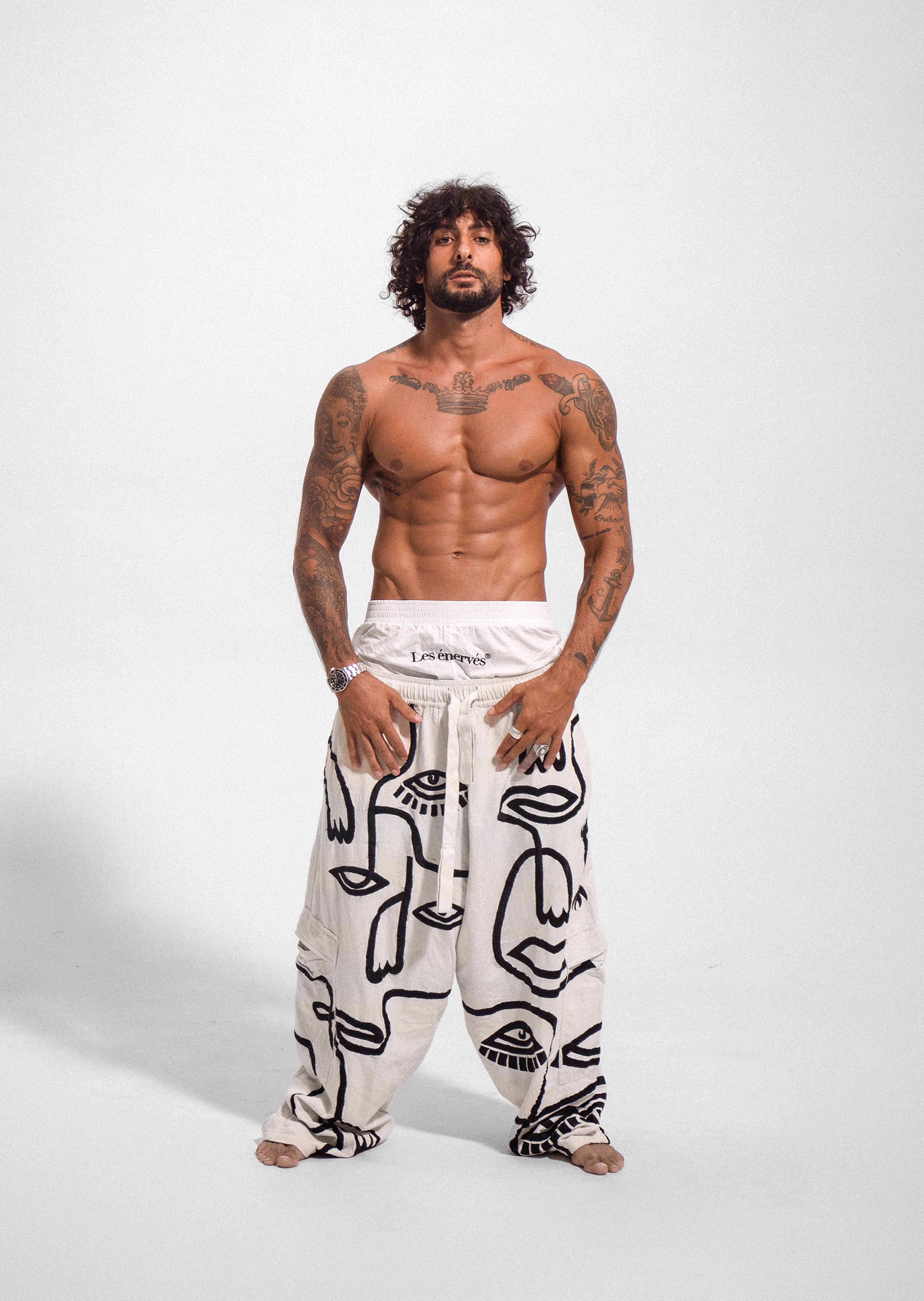 Siam Very Baggy Pants Men - Ink - .MAISON LES ÉNERVÉS | Prêt - à - porter | Official online store