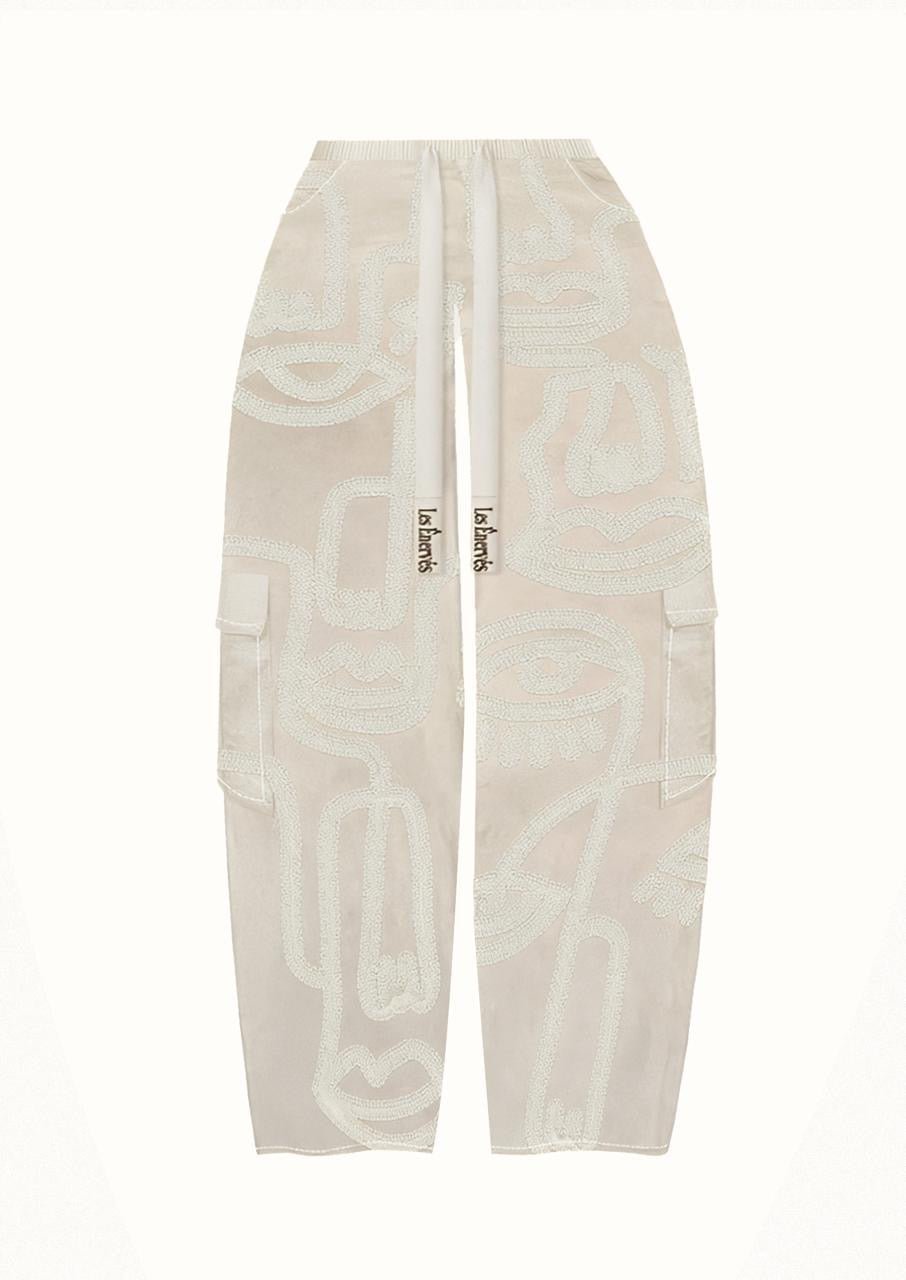 Siam Very Baggy Pants Men - Ivory - .MAISON LES ÉNERVÉS | Prêt - à - porter | Official online store