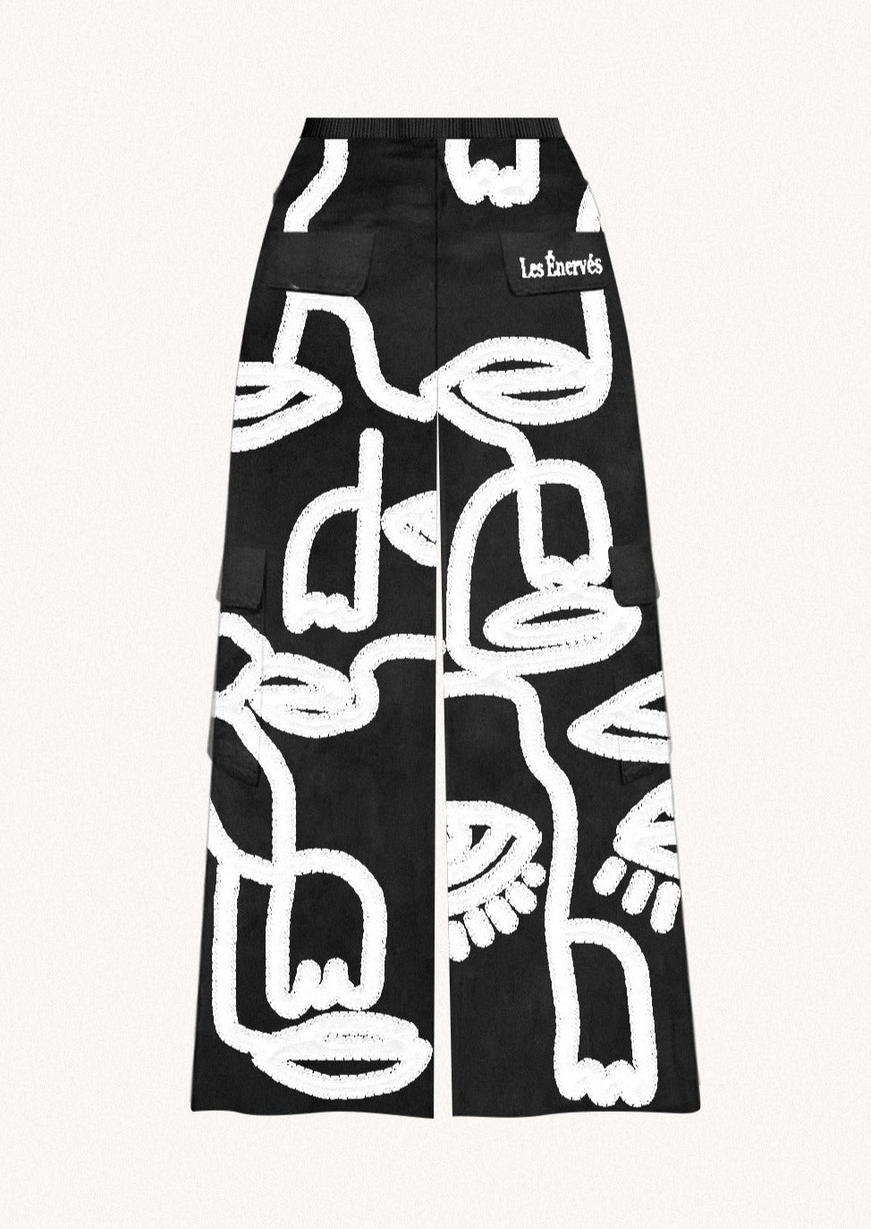 Siam Very Baggy Pants Men - Noir - .MAISON LES ÉNERVÉS | Prêt - à - porter | Official online store