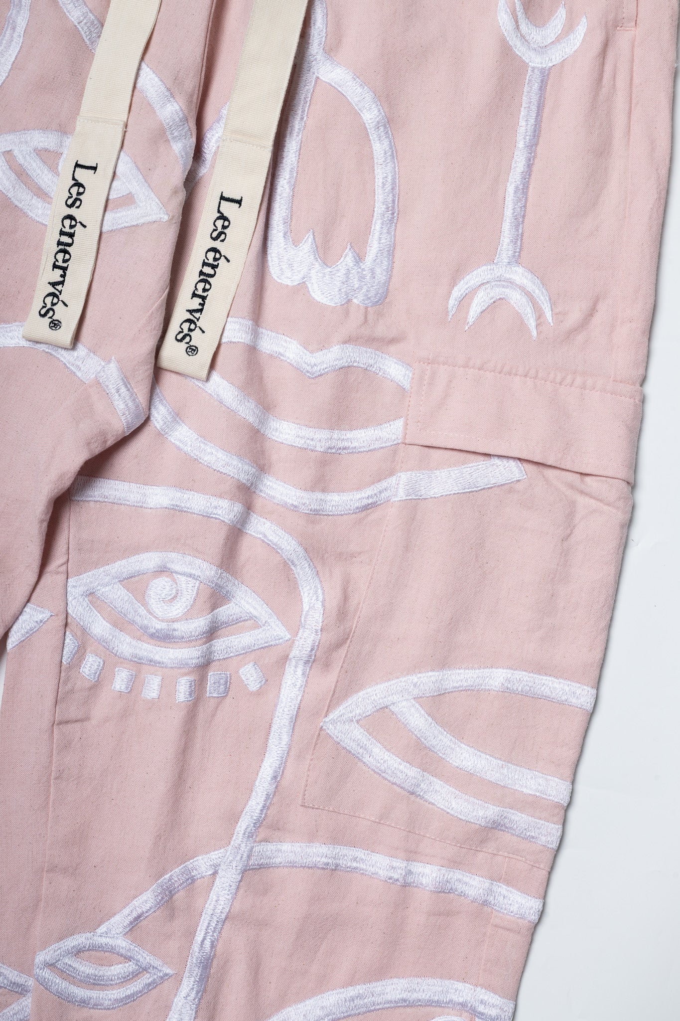 Siam Very Baggy Pants Men - Rose - .MAISON LES ÉNERVÉS | Prêt - à - porter | Official online store